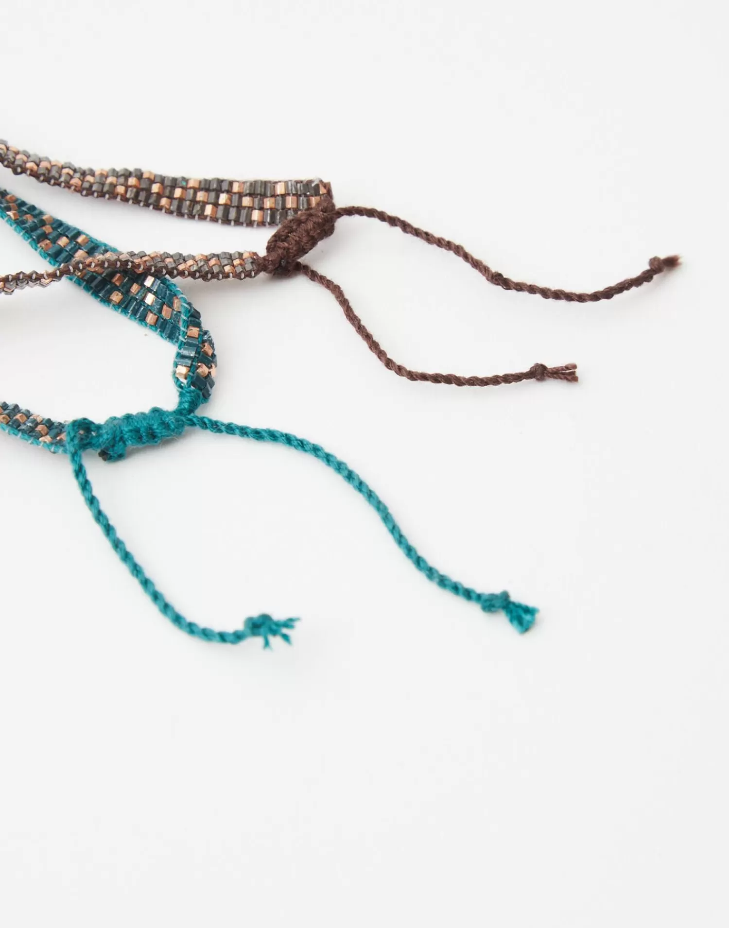 Jewelry*Natura Selection 2-Pack Bracelets Gold Dots 144635-GREEN