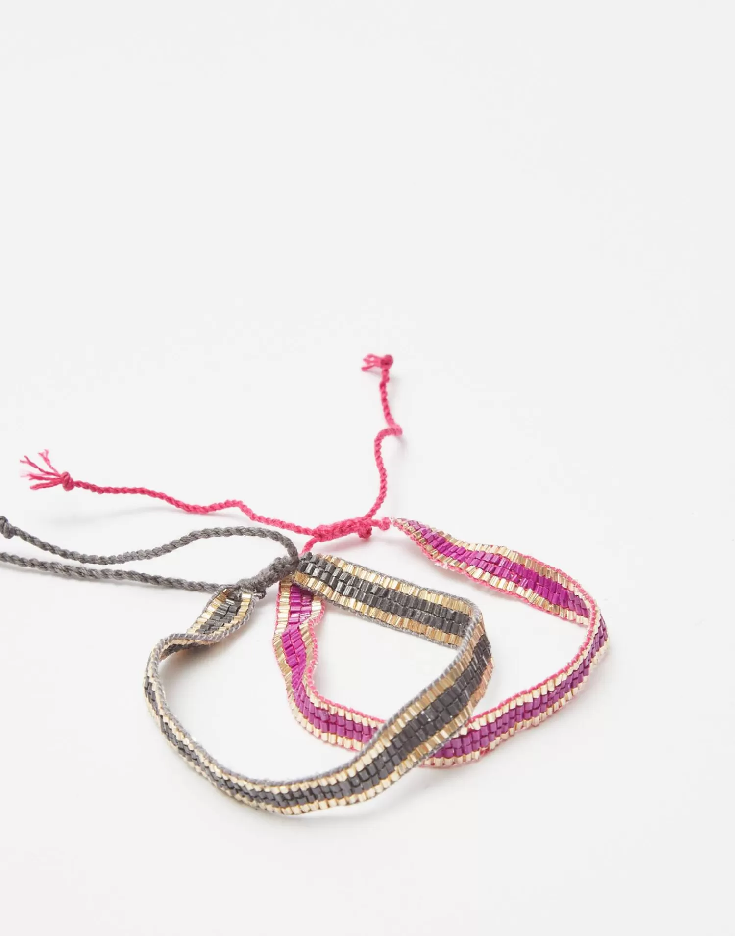 Jewelry*Natura Selection 2-Pack Gold Trim Bracelets