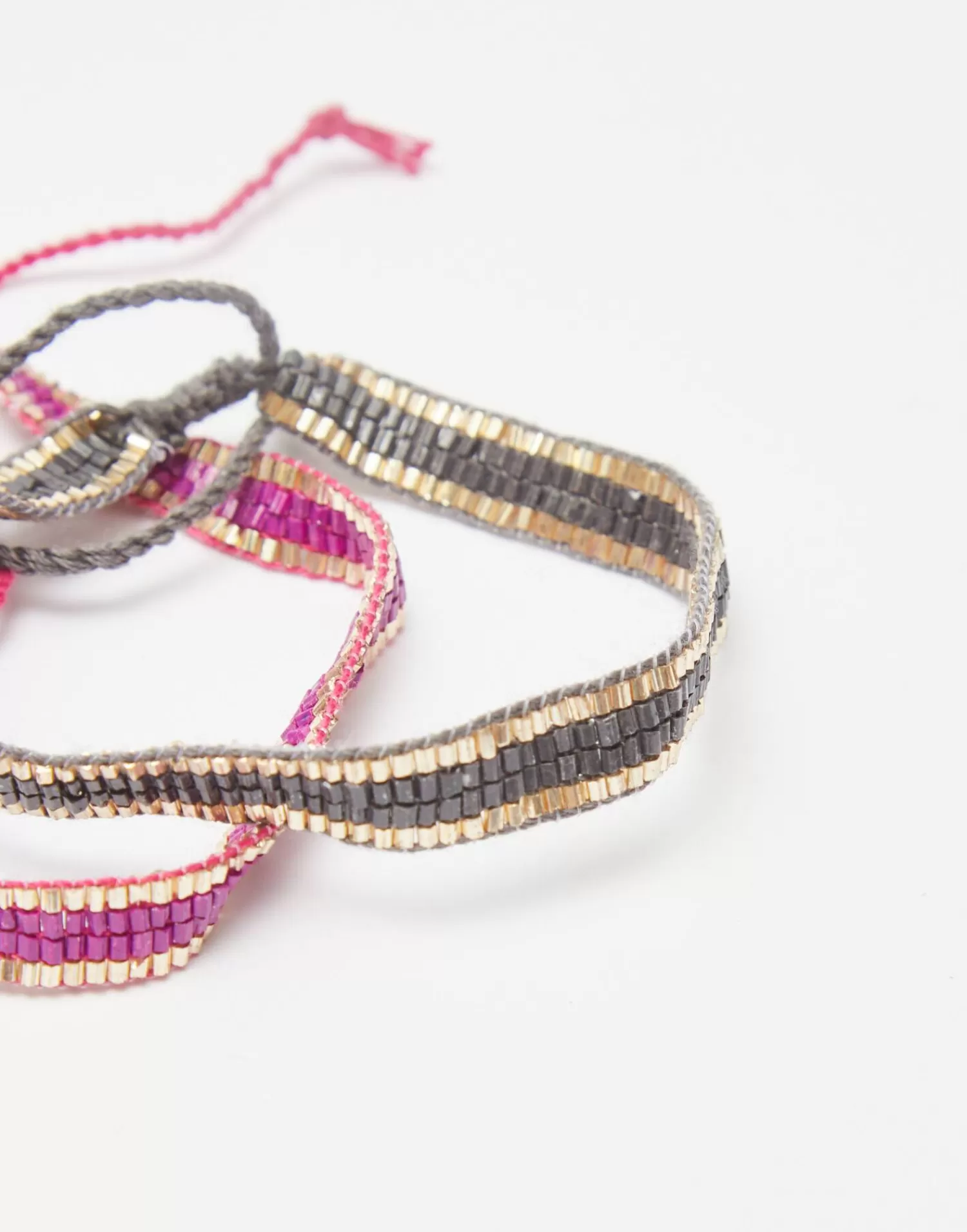 Jewelry*Natura Selection 2-Pack Gold Trim Bracelets