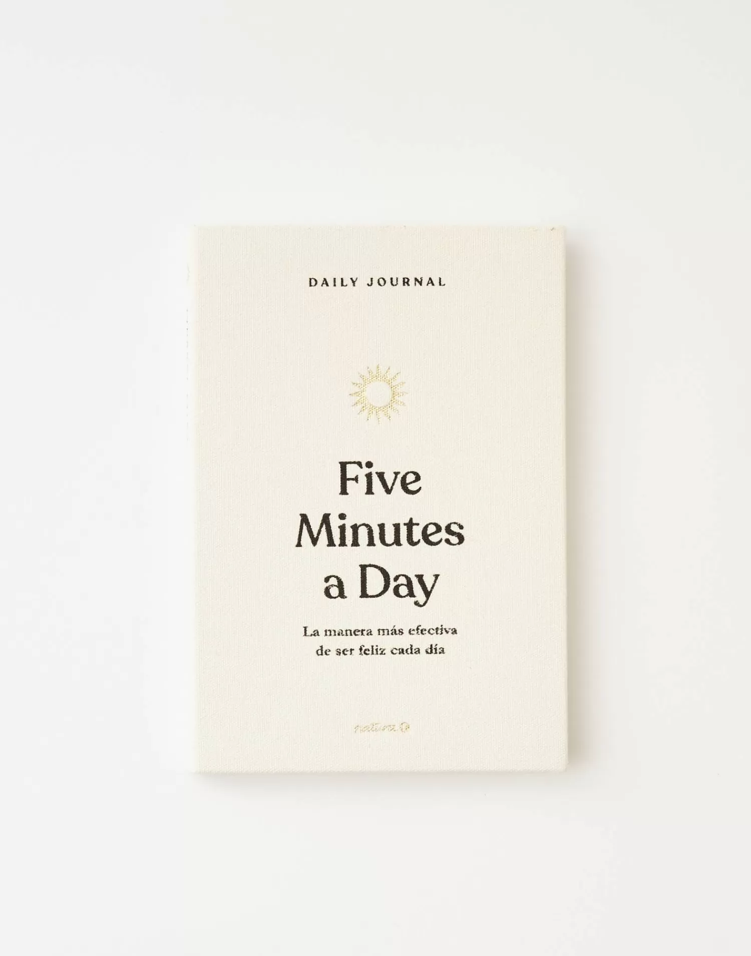 Stationery*Natura Selection 5 Minuts A Day Notebook 144137-ECRU