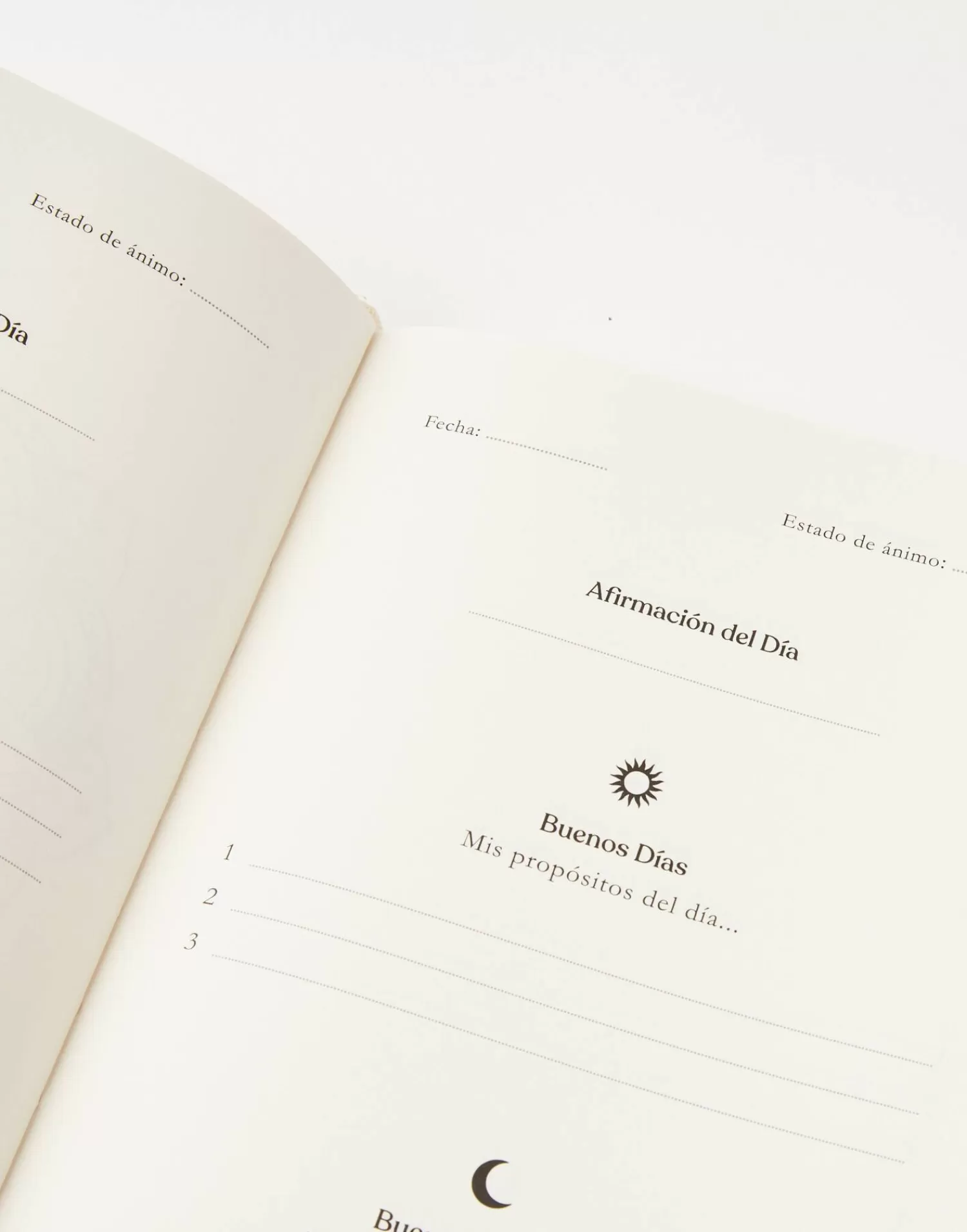 Stationery*Natura Selection 5 Minuts A Day Notebook 144137-ECRU