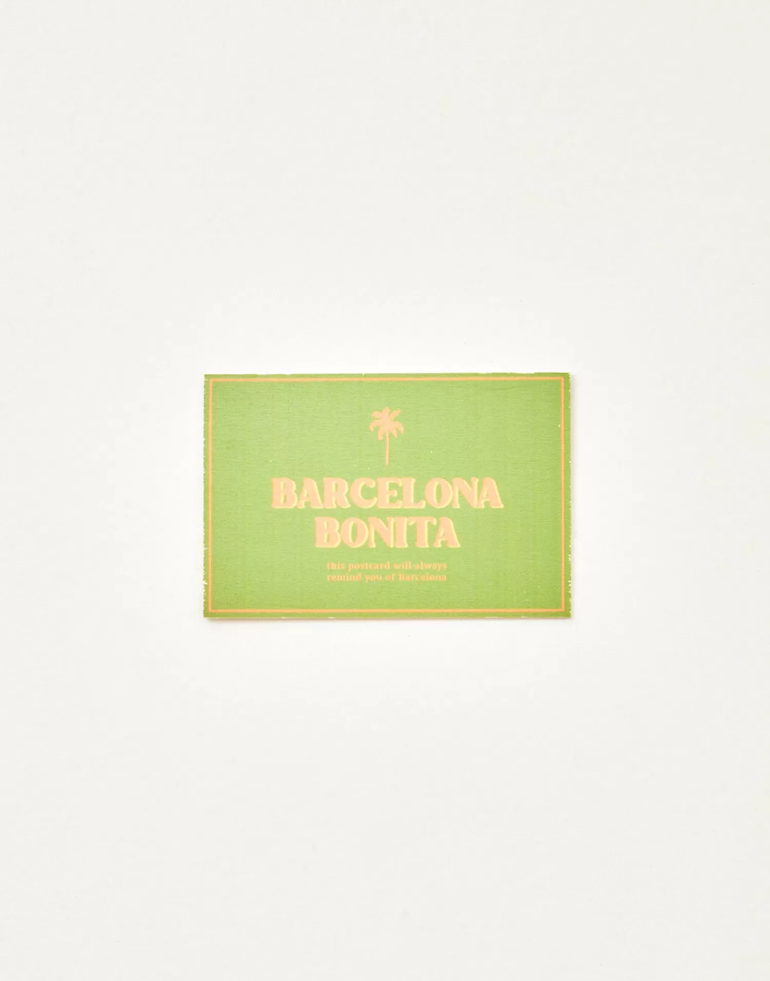 Stationery*Natura Selection Barcelona Bonita Wooden Postcard