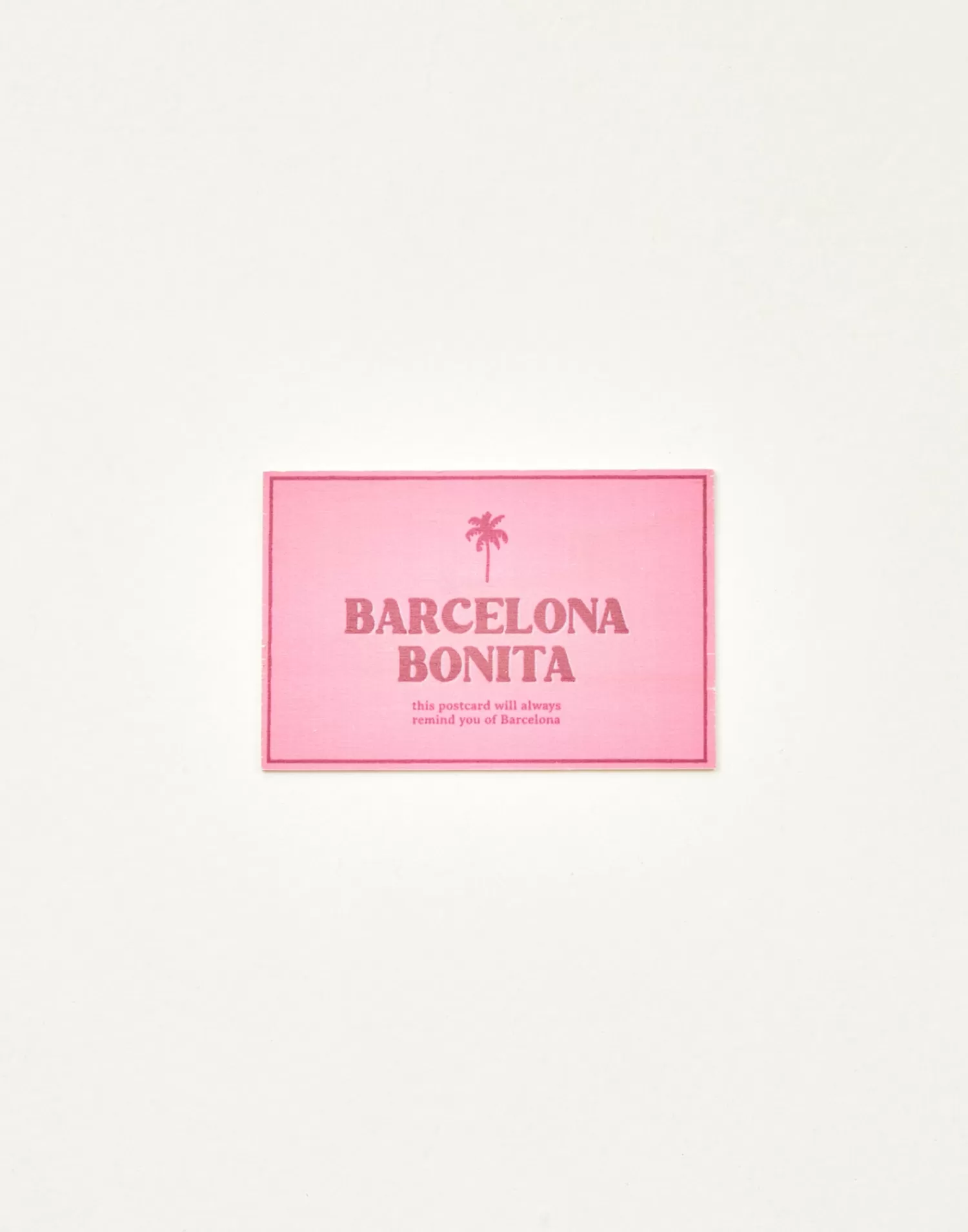 barcelona_bonita_wooden_postcard_9.webp Stationery*Natura Selection Barcelona Bonita Wooden Postcard