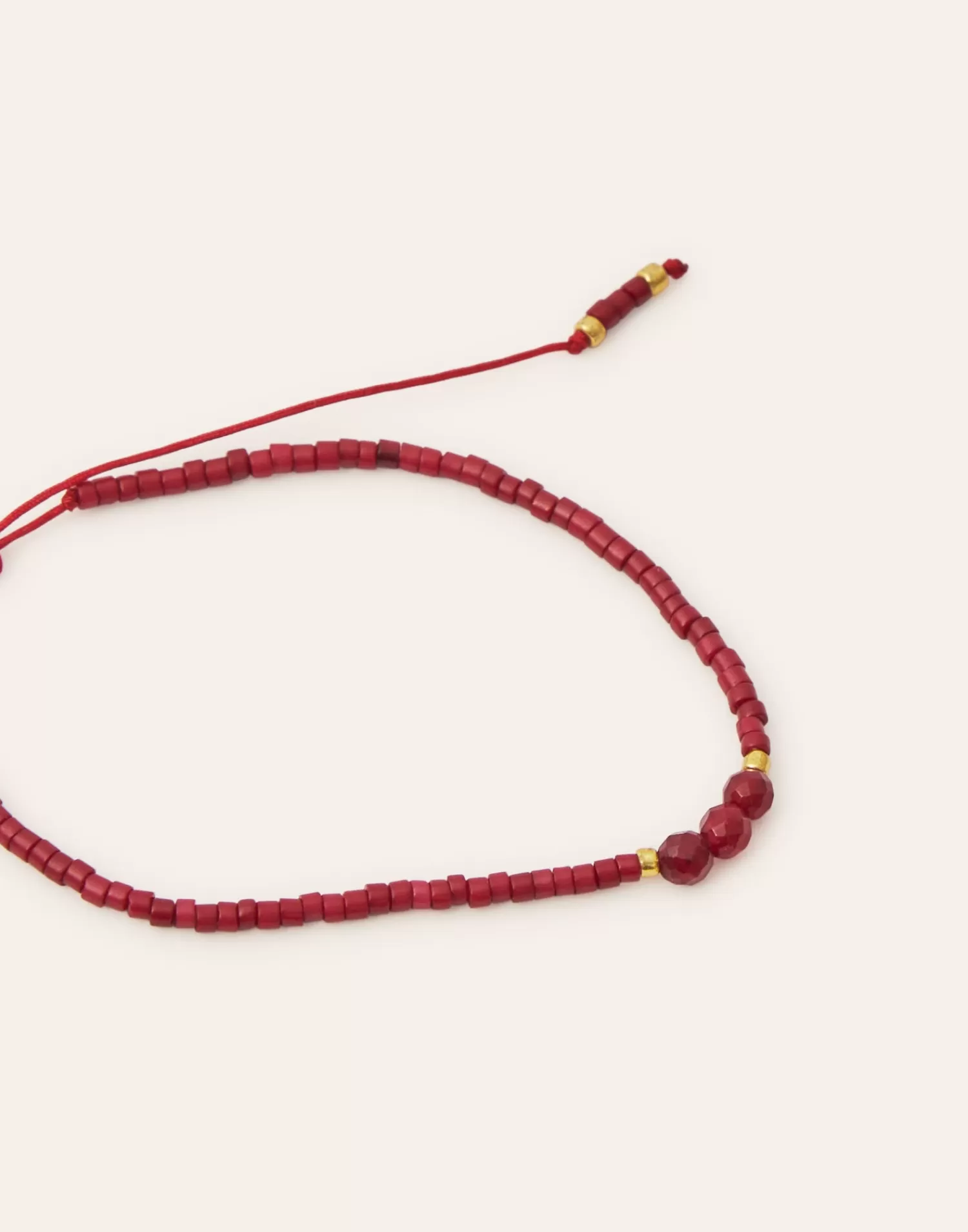 Jewelry*Natura Selection Beads Bracelet With 3 Stones