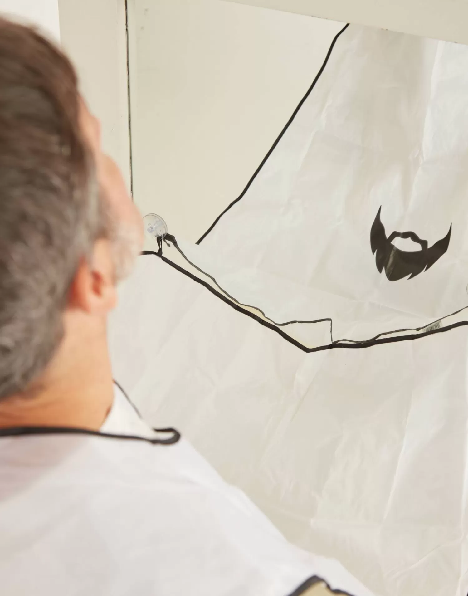 Bodycare & Beauty | Bodycare & Beauty*Natura Selection Beard And Hair Trimming Bib 116830-WHITE