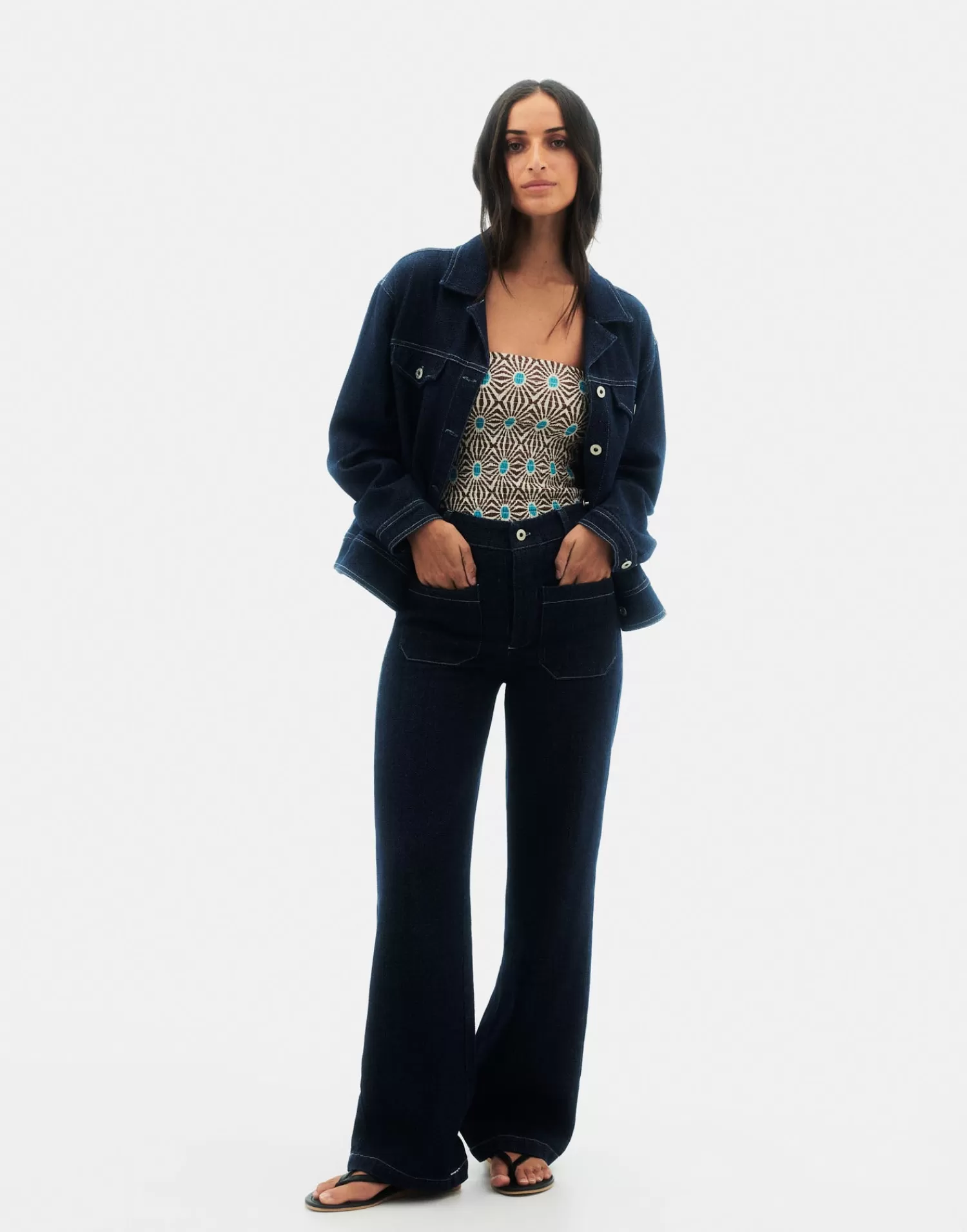 Pants*Natura Selection Beso Jeans 147822-NAVYBLUE