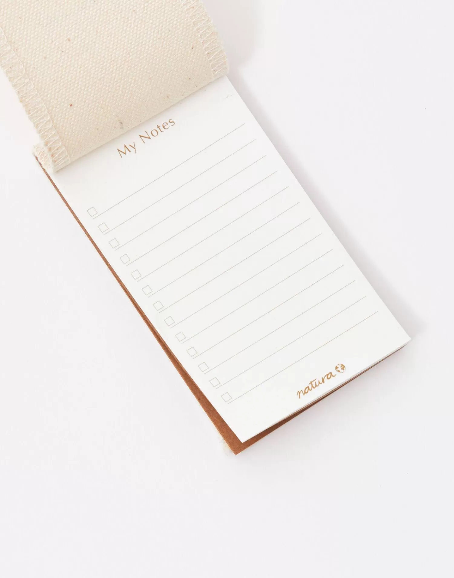 Stationery*Natura Selection BLOC CANVAS NOTES 135509-ECRU