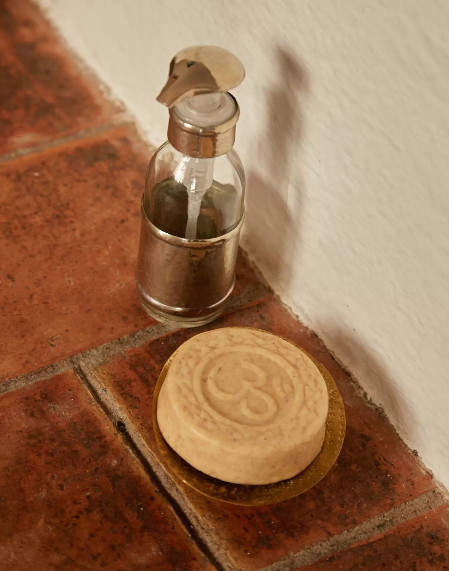 Bathroom | Soaps*Natura Selection Brass Soap Dispenser 140138-Silver