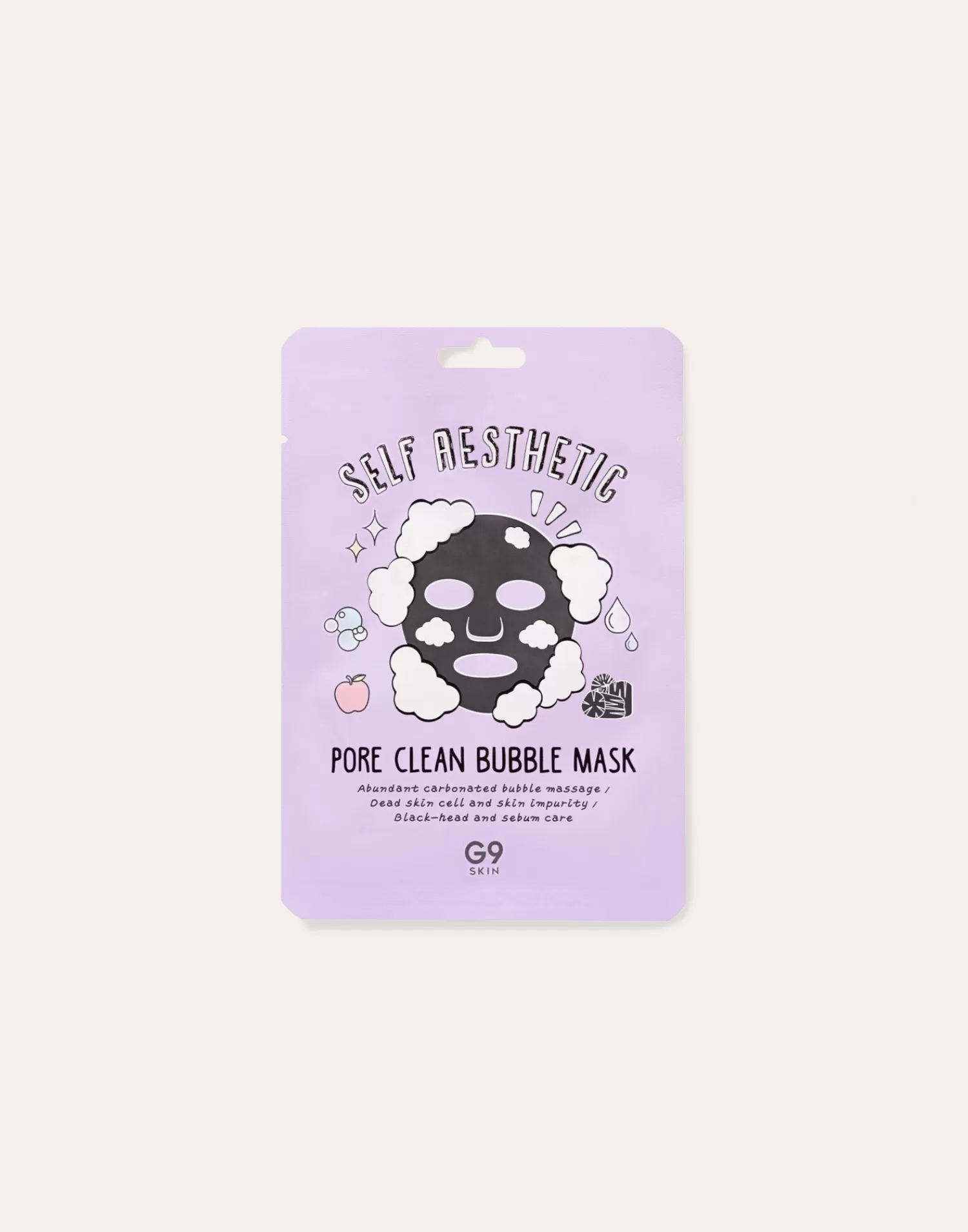 Bodycare & Beauty | Bodycare & Beauty*Natura Selection Bubble Mask 146056-PURPLE