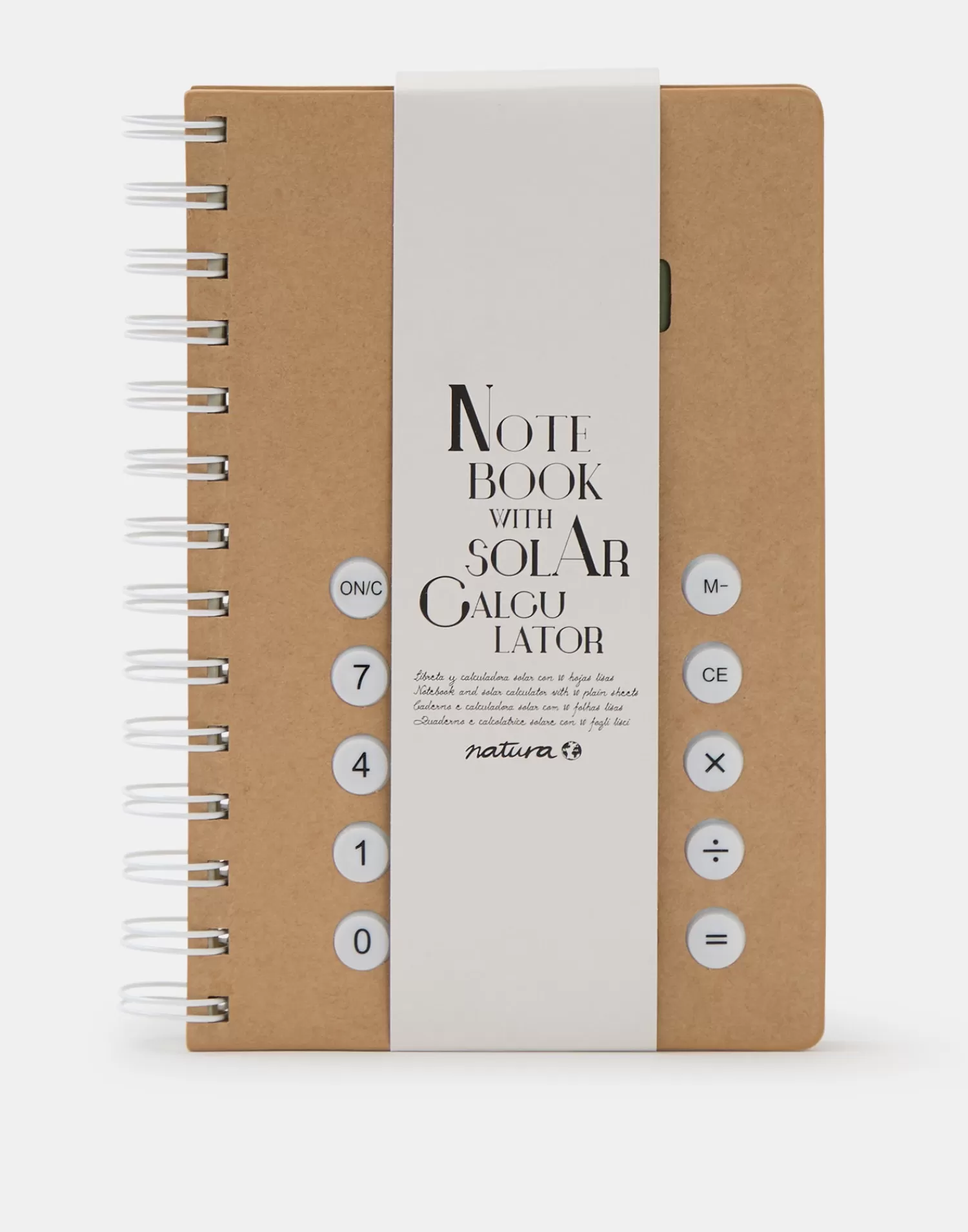 Stationery*Natura Selection Calculator Notebook 147964-KRAFT