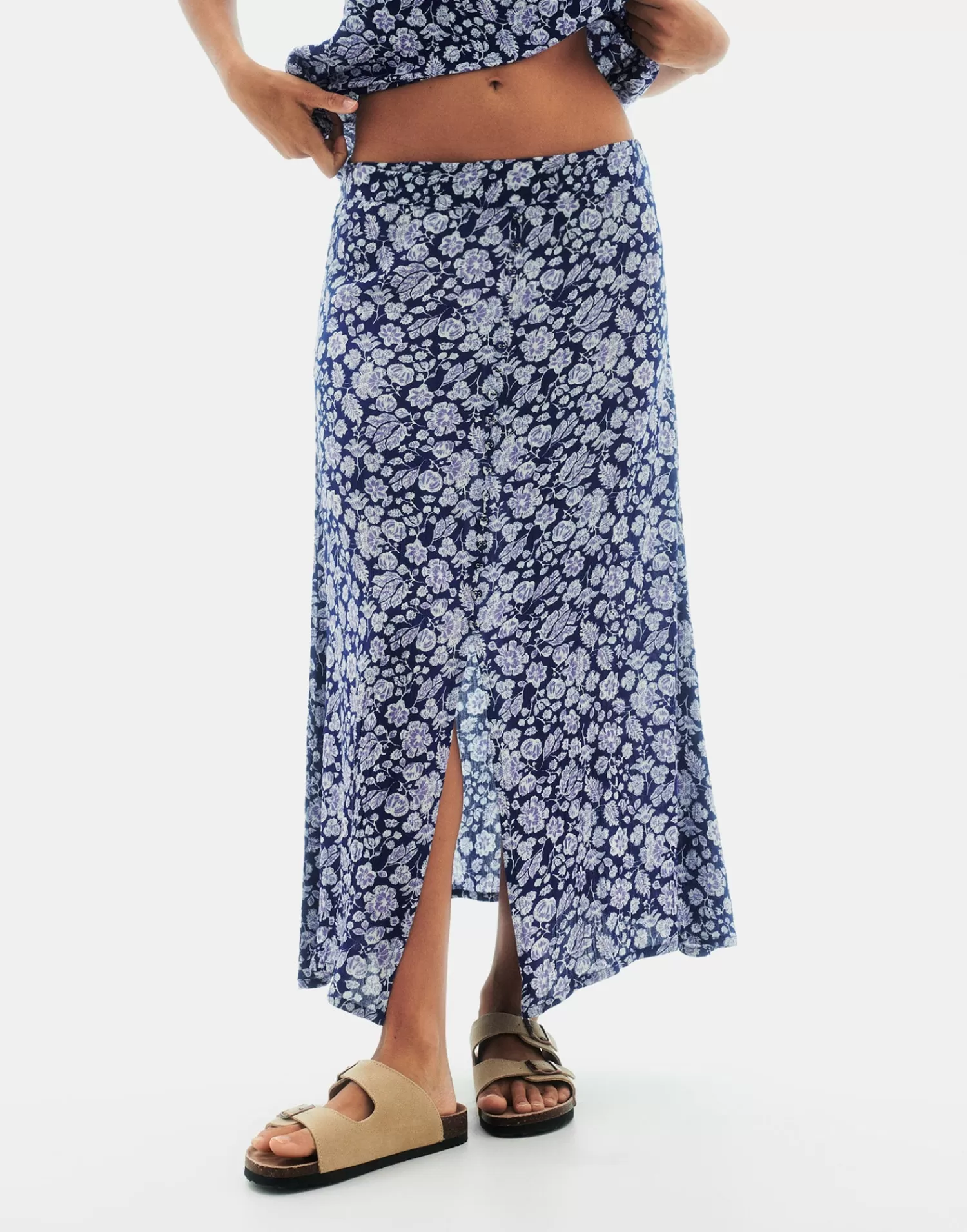 Skirts*Natura Selection Campiña Skirt 147751-BLUE