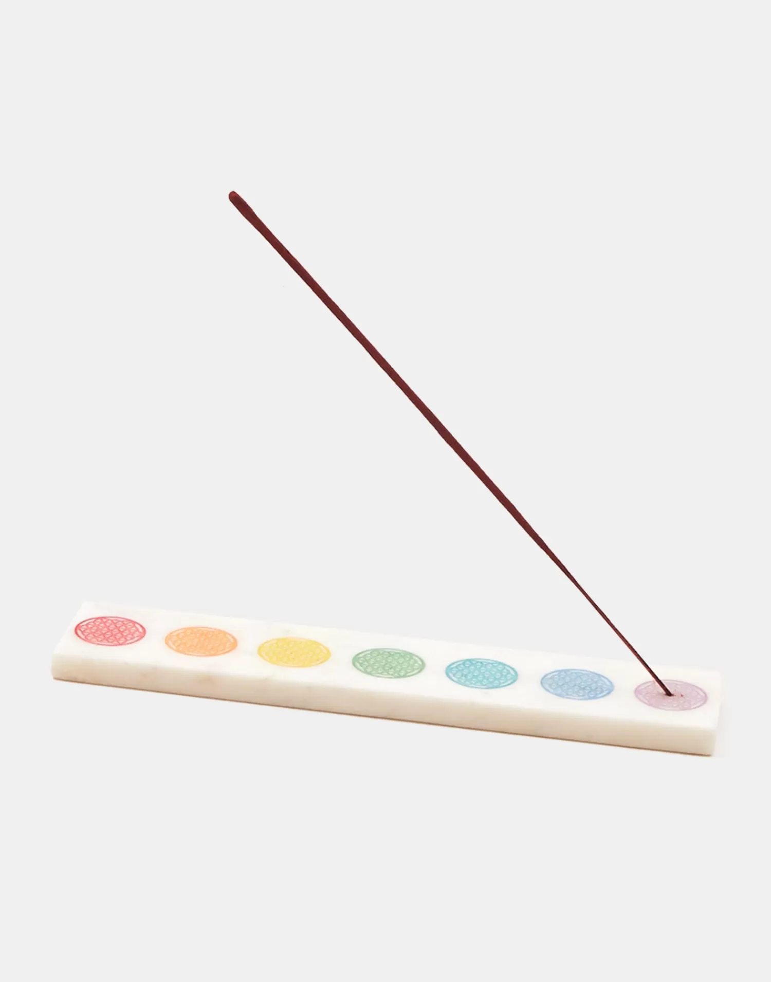 Aromas & Diffusers | Incenses*Natura Selection Chakra Incense Holder 146085-WHITE