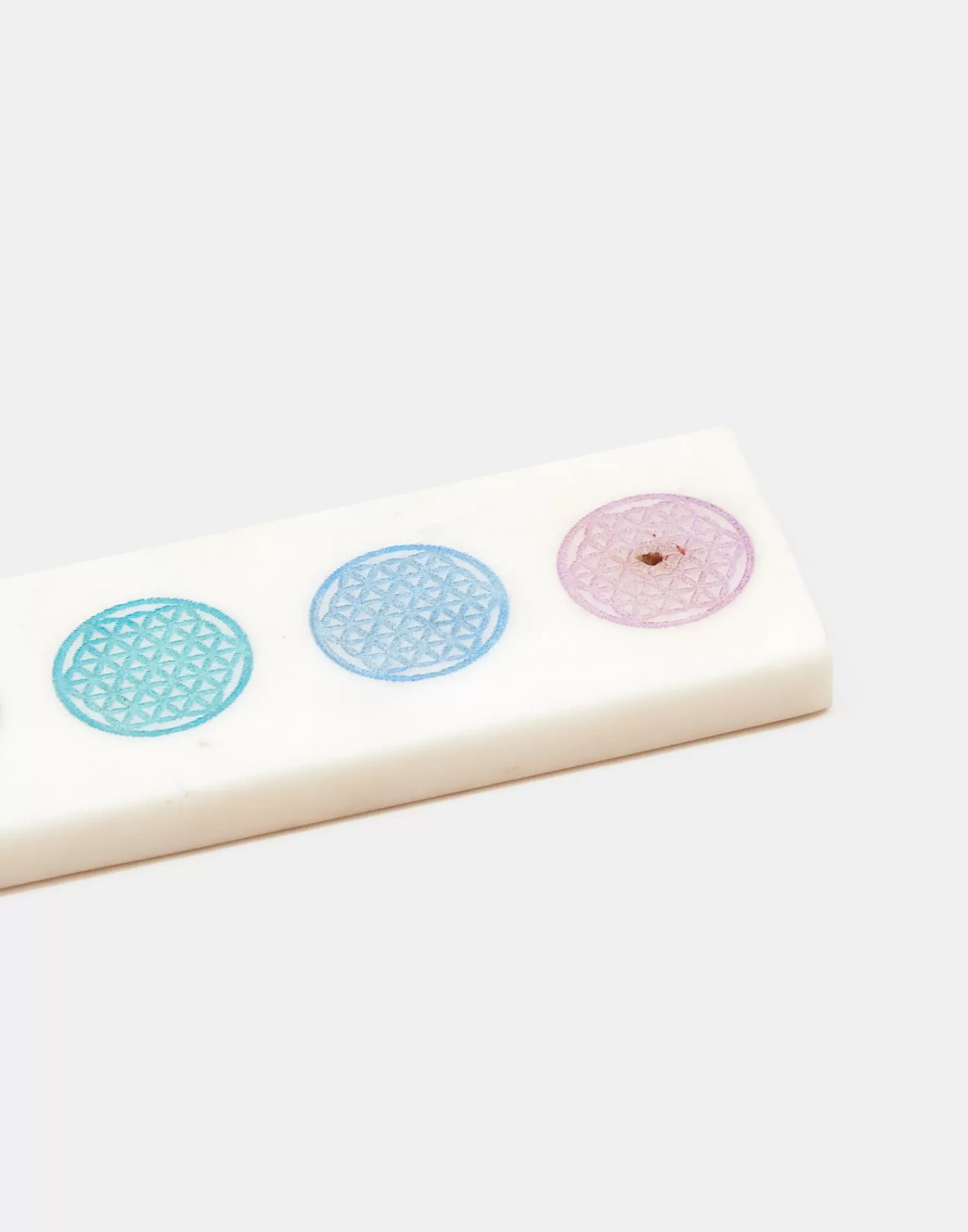 chakra_incense_holder_3-1.webp Aromas & Diffusers | Incenses*Natura Selection Chakra Incense Holder 146085-WHITE