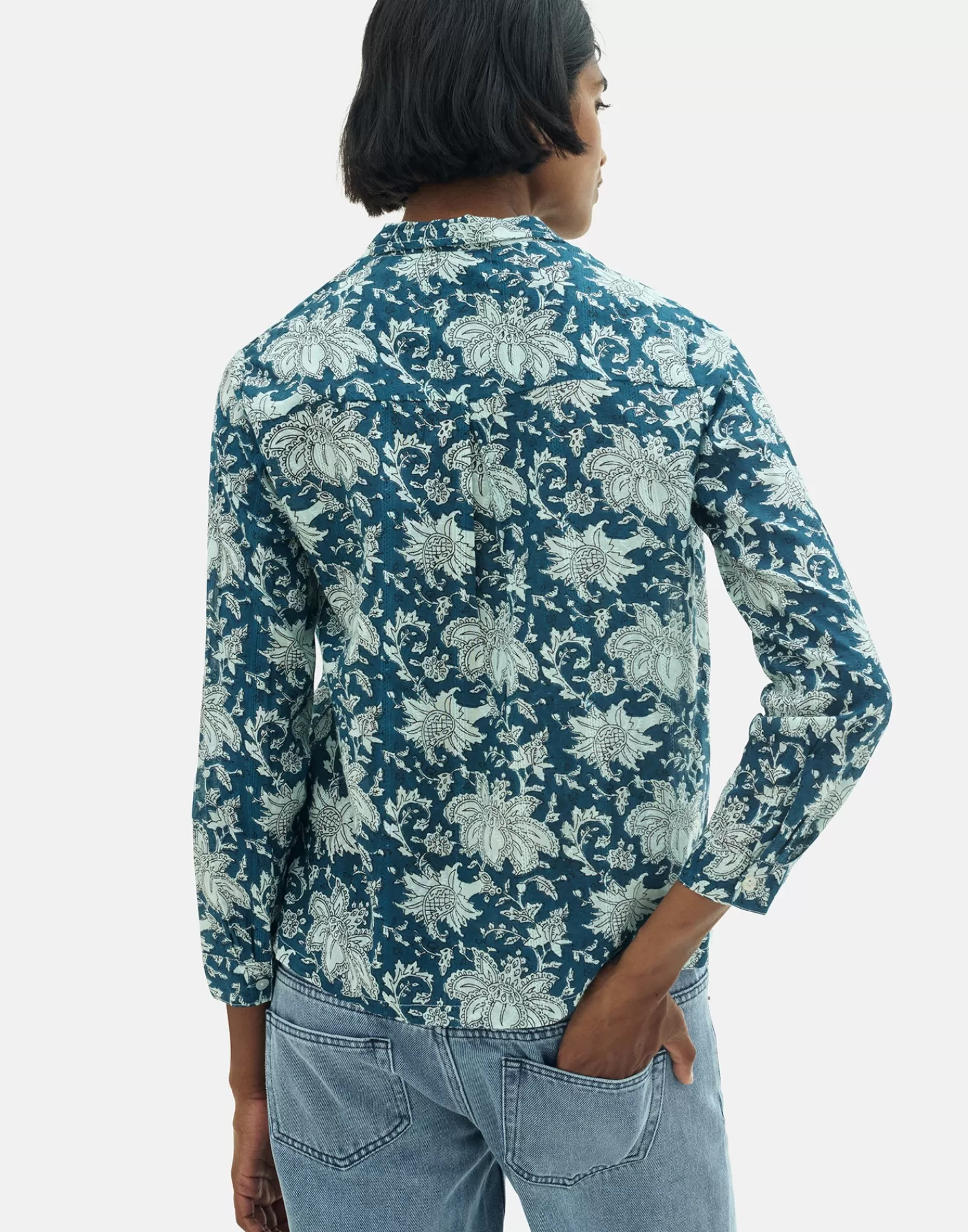 dobbi_aninik_shirt_4-1.webp Shirts & Blouses*Natura Selection Dobbi Aninik Shirt 149941-BLUE