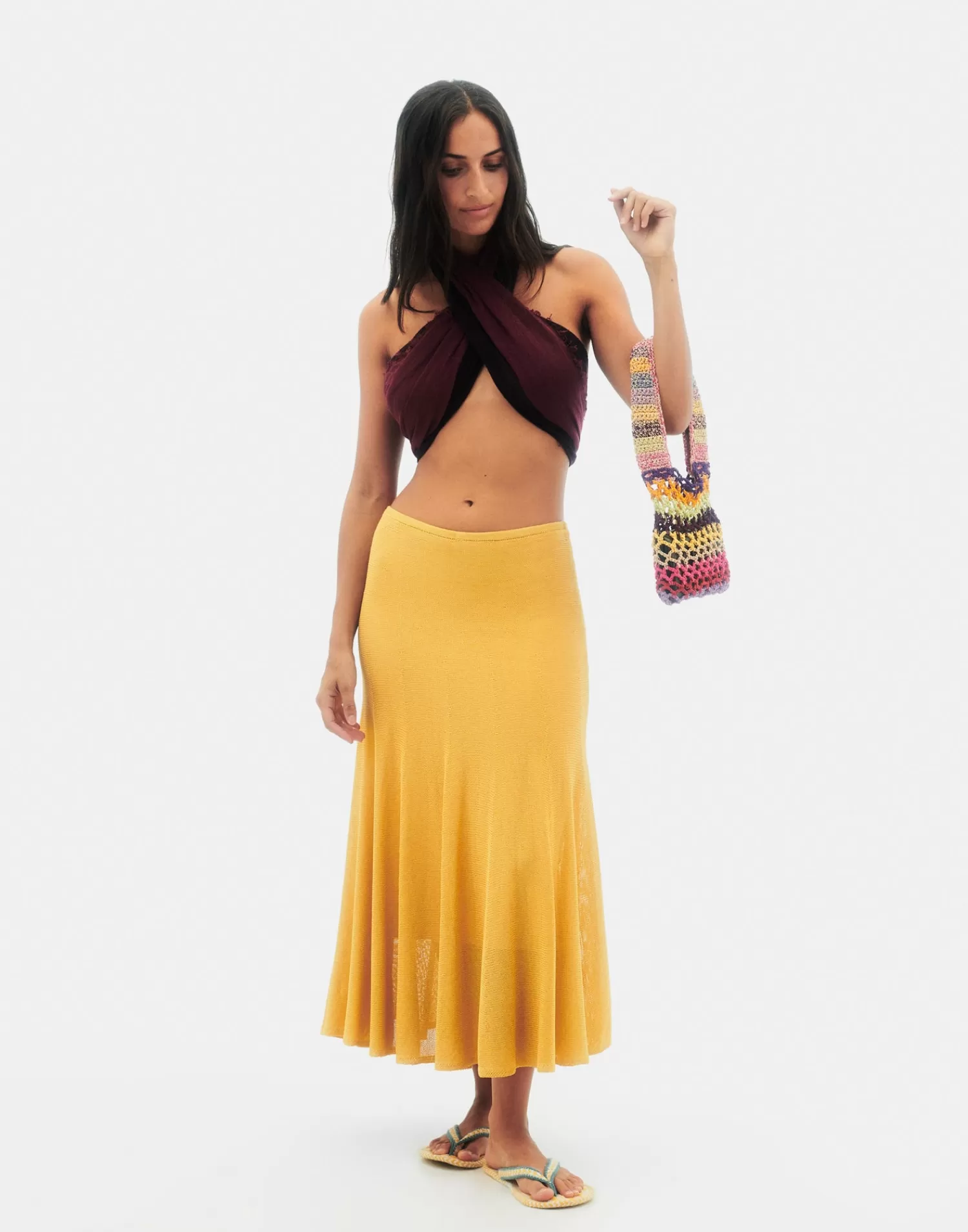 Skirts*Natura Selection Dor Skirt 147871-GOLD