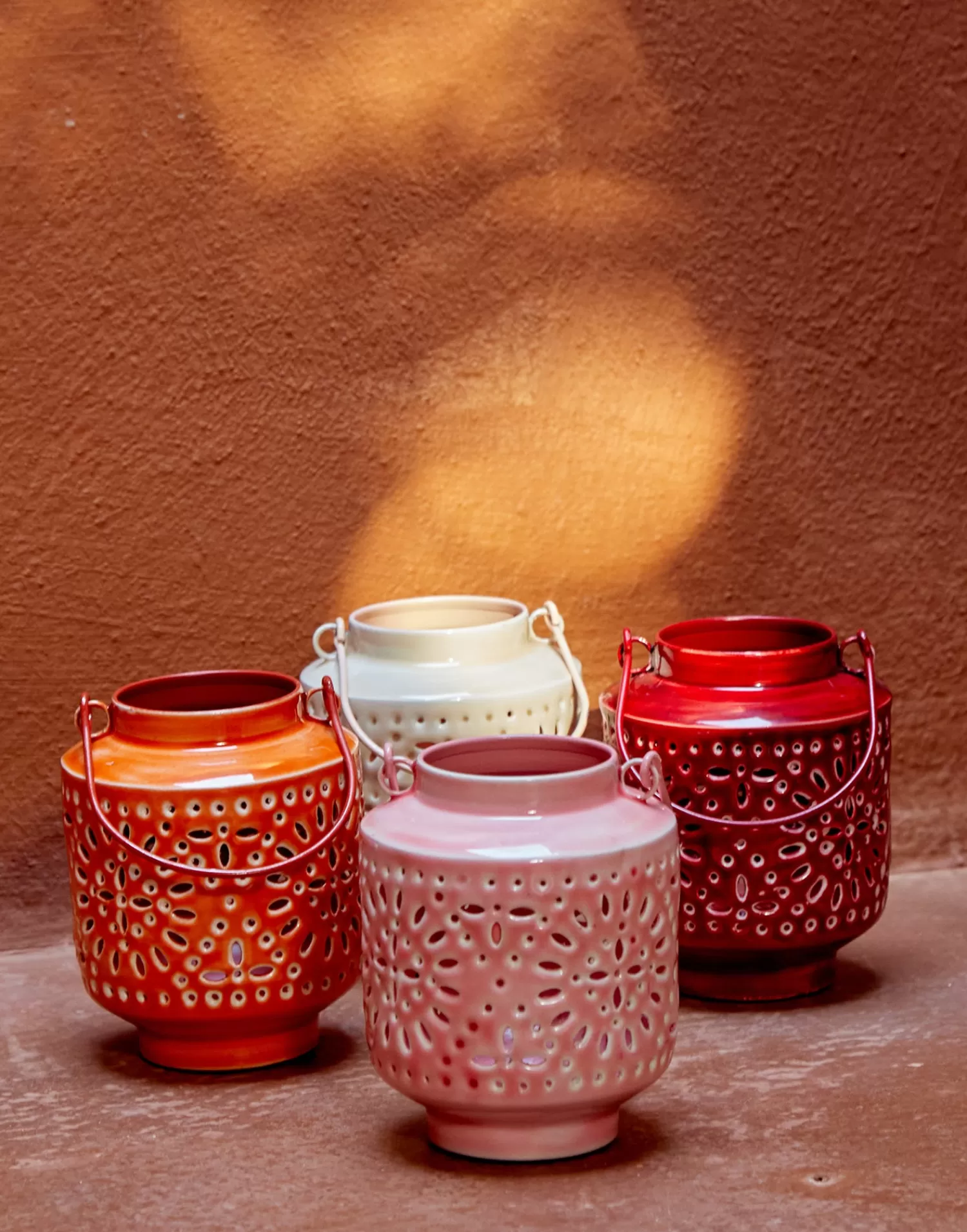 Decoration | Lightning*Natura Selection Enamel-coated Iron Lantern