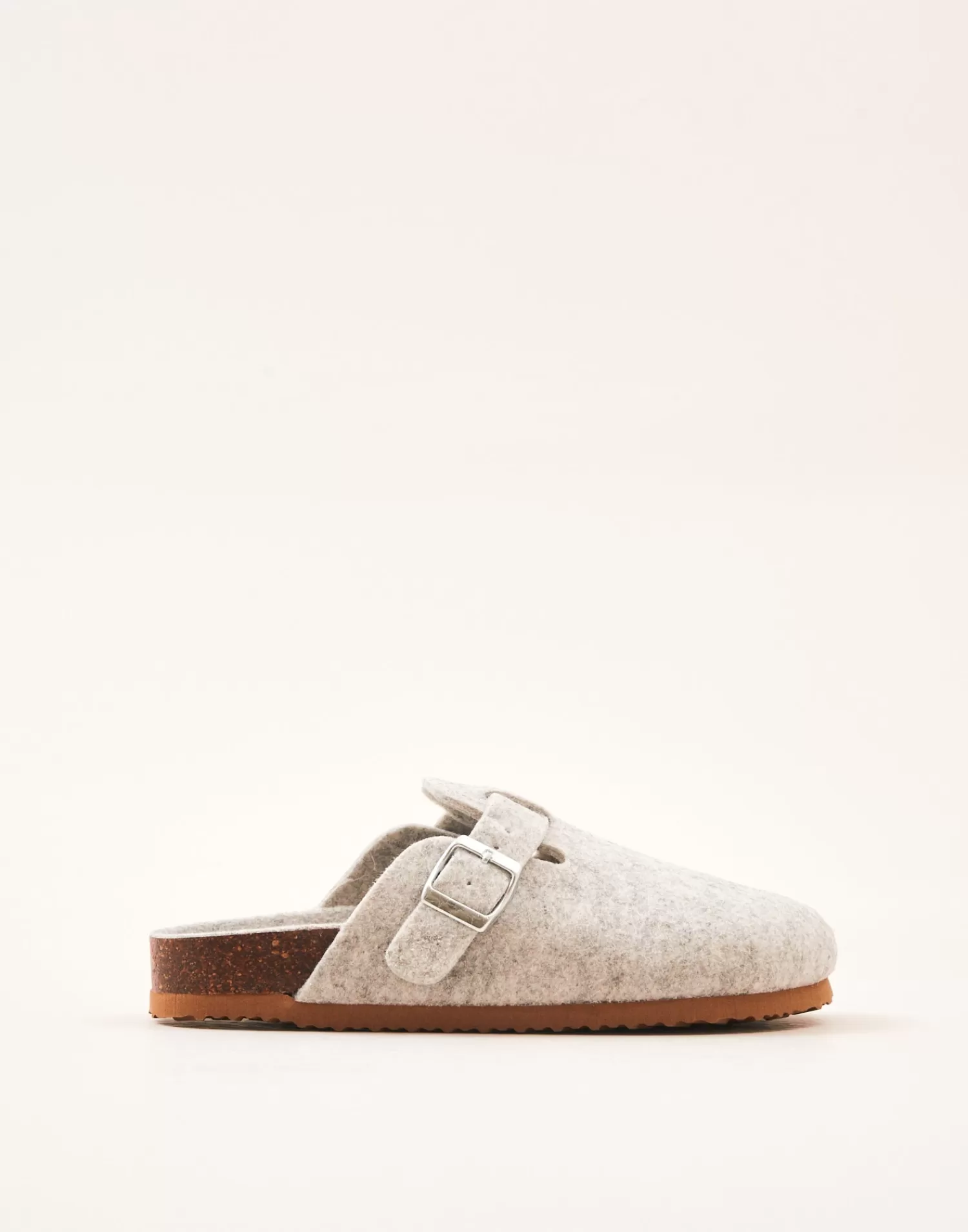 Slippers*Natura Selection Ergonomic Felt Clog 147549-GREY