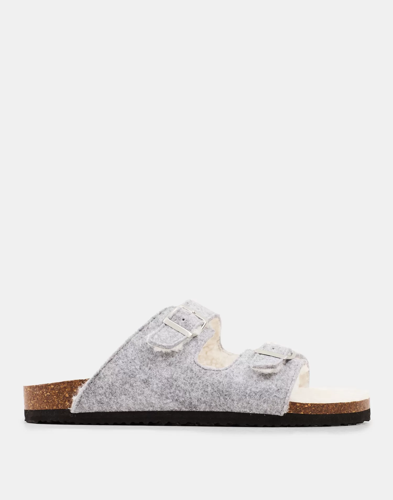 Footwear*Natura Selection Ergonomic Felt Sandal 147850-GREY
