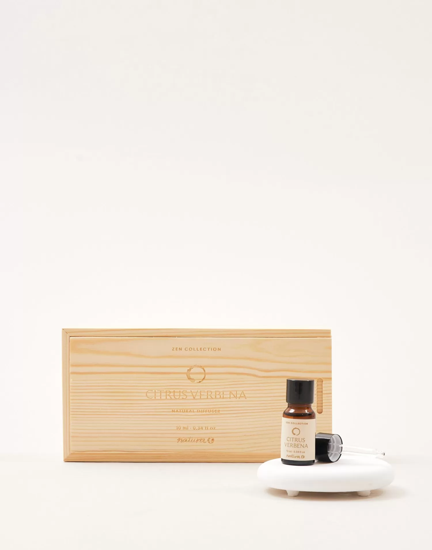 Aromas & Diffusers | Diffusers*Natura Selection Essential Oil And Ceramic Stone Set Zen Collection