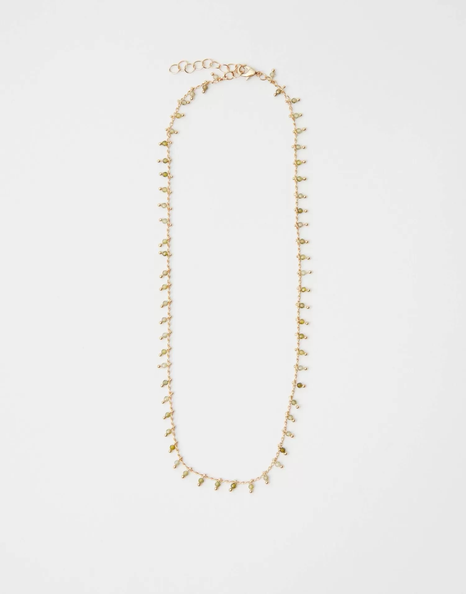 Jewelry*Natura Selection Fine Stone Necklace 144653-Gold