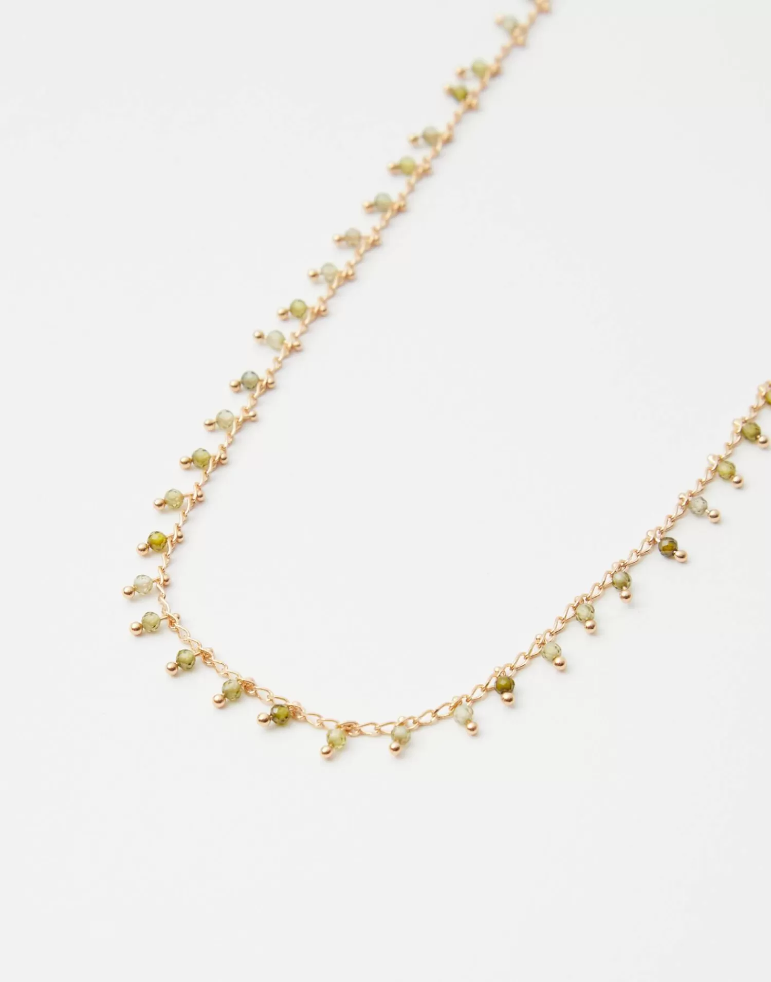 Jewelry*Natura Selection Fine Stone Necklace 144653-Gold