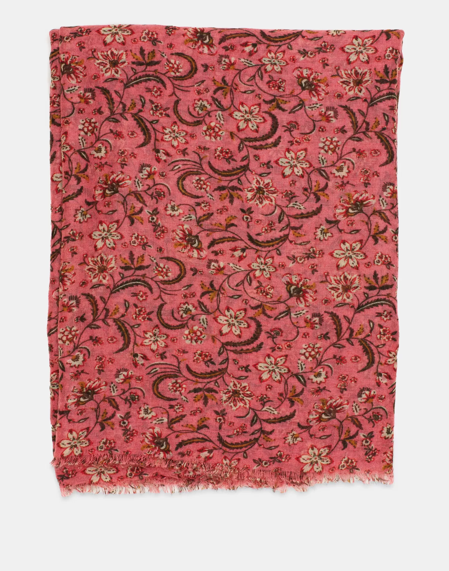 Scarves & Handkerchiefs*Natura Selection Floral Scarf 150511-PINK