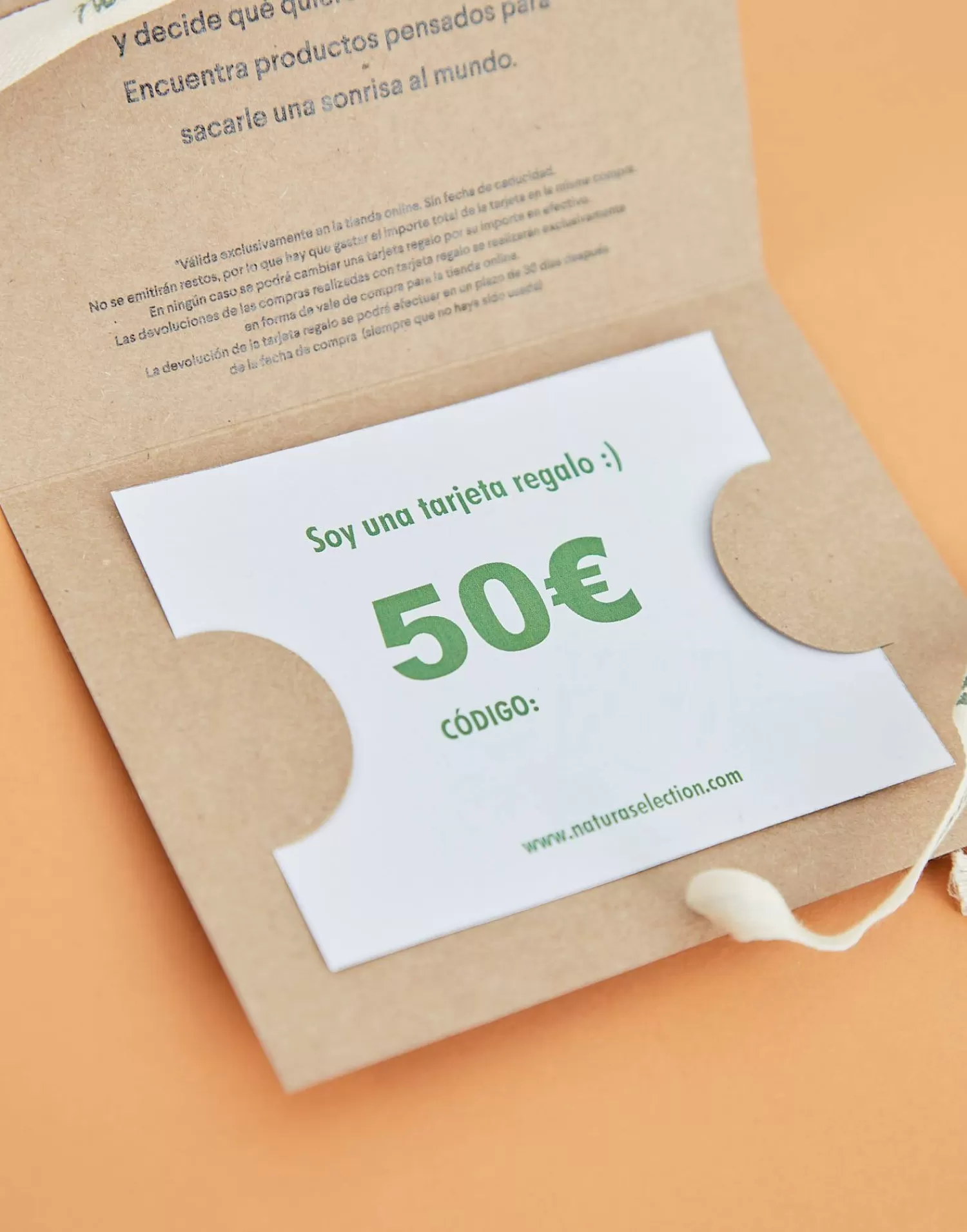 Gift Cards*Natura Selection Gift € 50 Printed