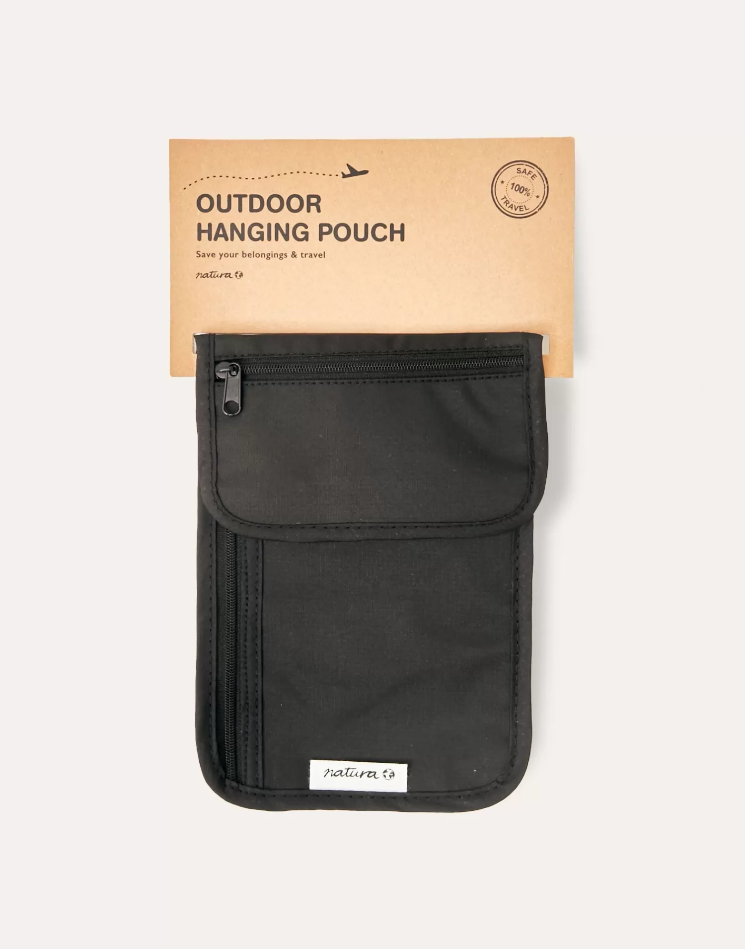 Travel*Natura Selection Hanging Money Holder With Anti-theft