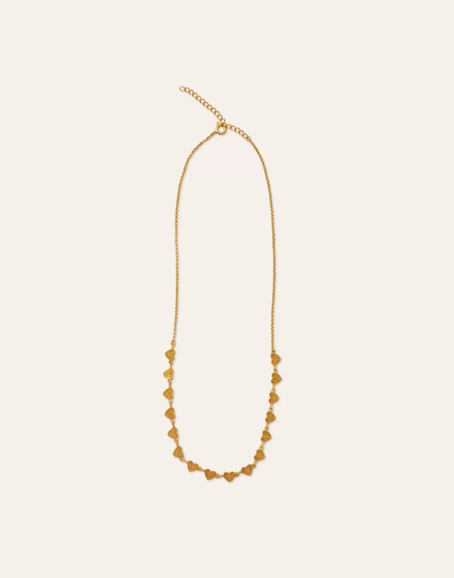 Jewelry*Natura Selection Heart Necklace 145824-GOLD