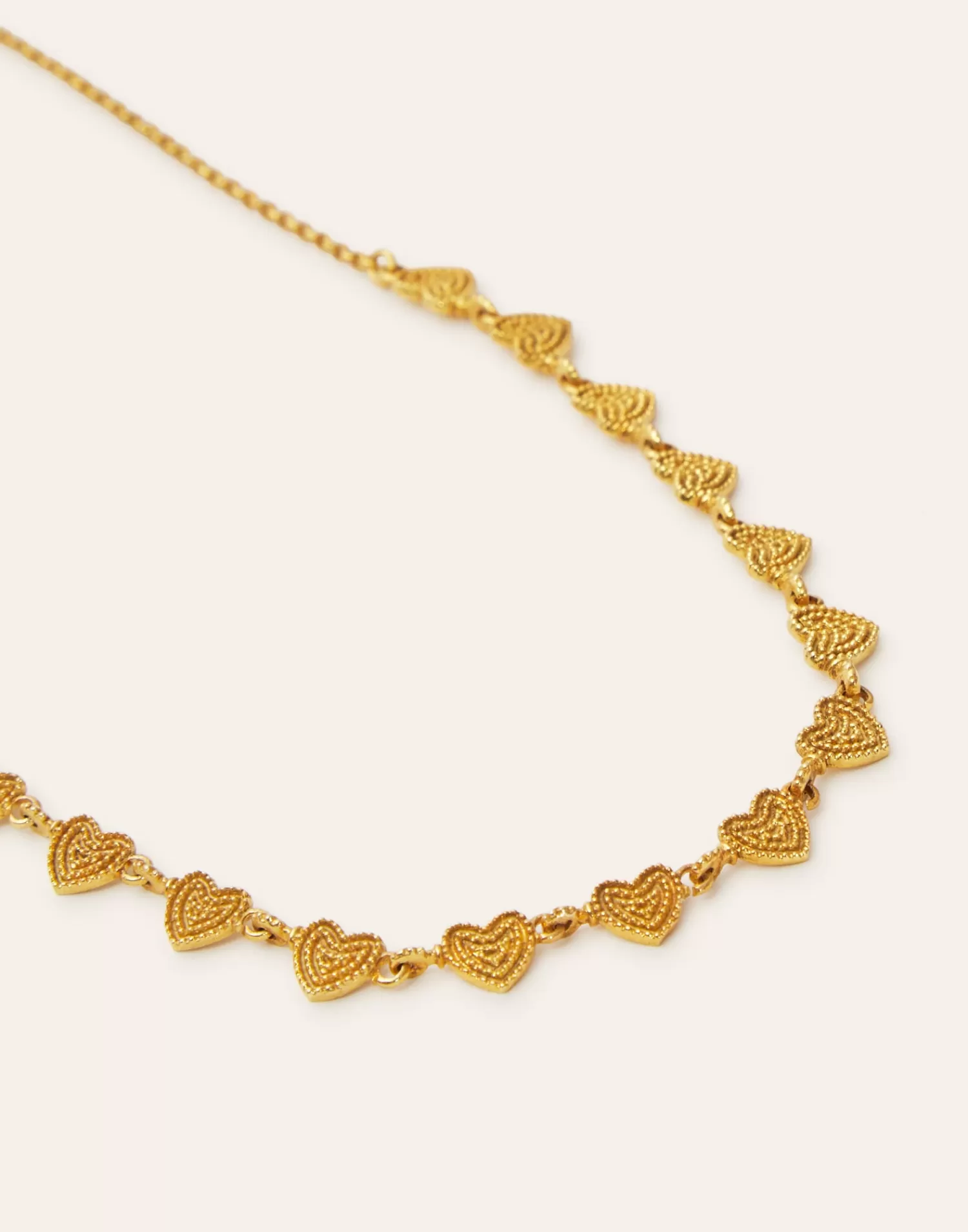 Jewelry*Natura Selection Heart Necklace 145824-GOLD