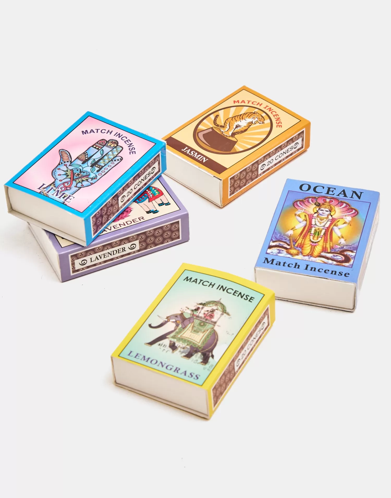 incense_cones_matchbox_6.webp Aromas & Diffusers | Incenses*Natura Selection Incense Cones Matchbox