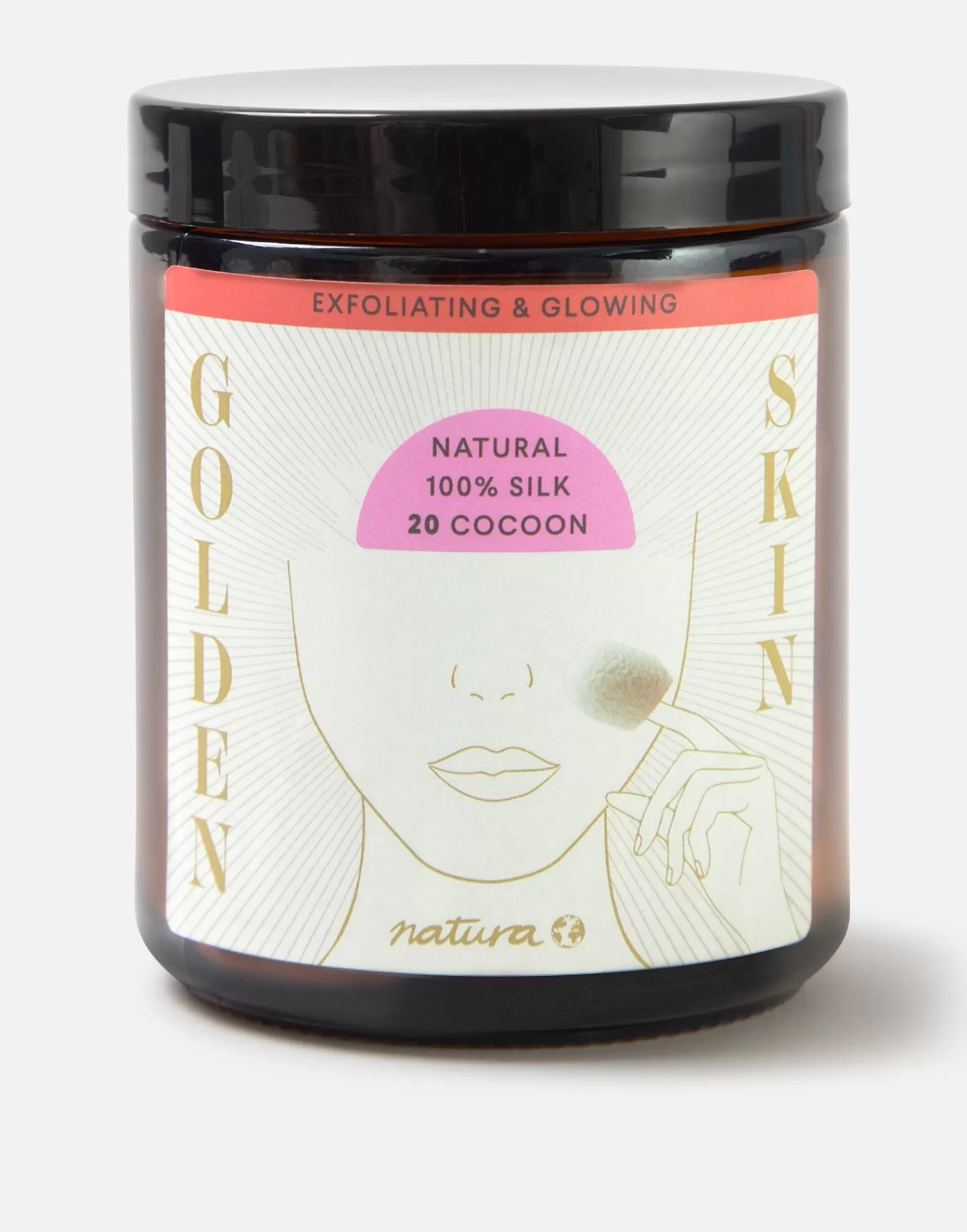 Bodycare & Beauty | Bodycare & Beauty*Natura Selection Jar Of 20 Exfoliating Silkworm Cocoons 148152-ECRU