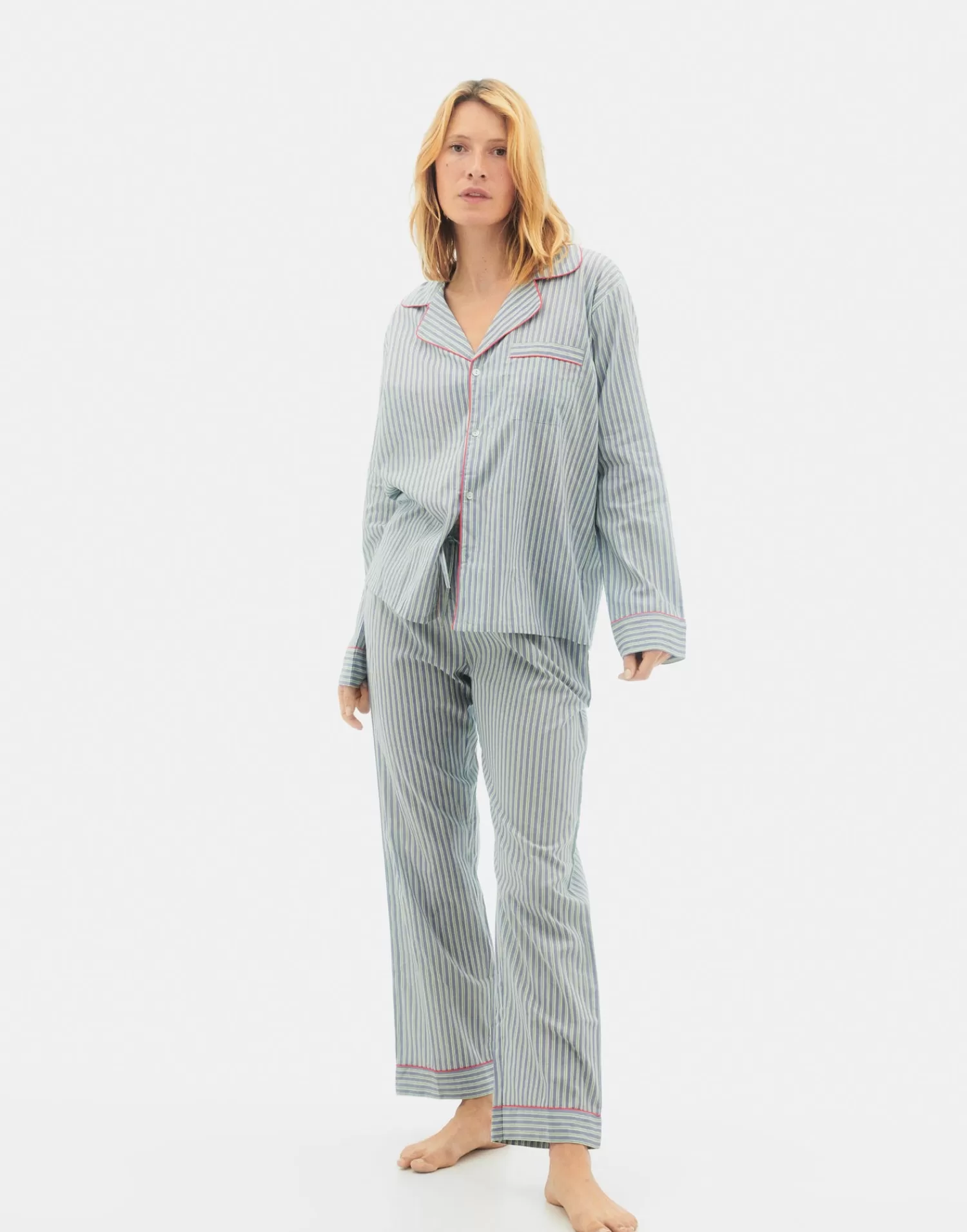 Men | Pyjamas*Natura Selection Jaya Men's Pajama Set 147802-STRIPES