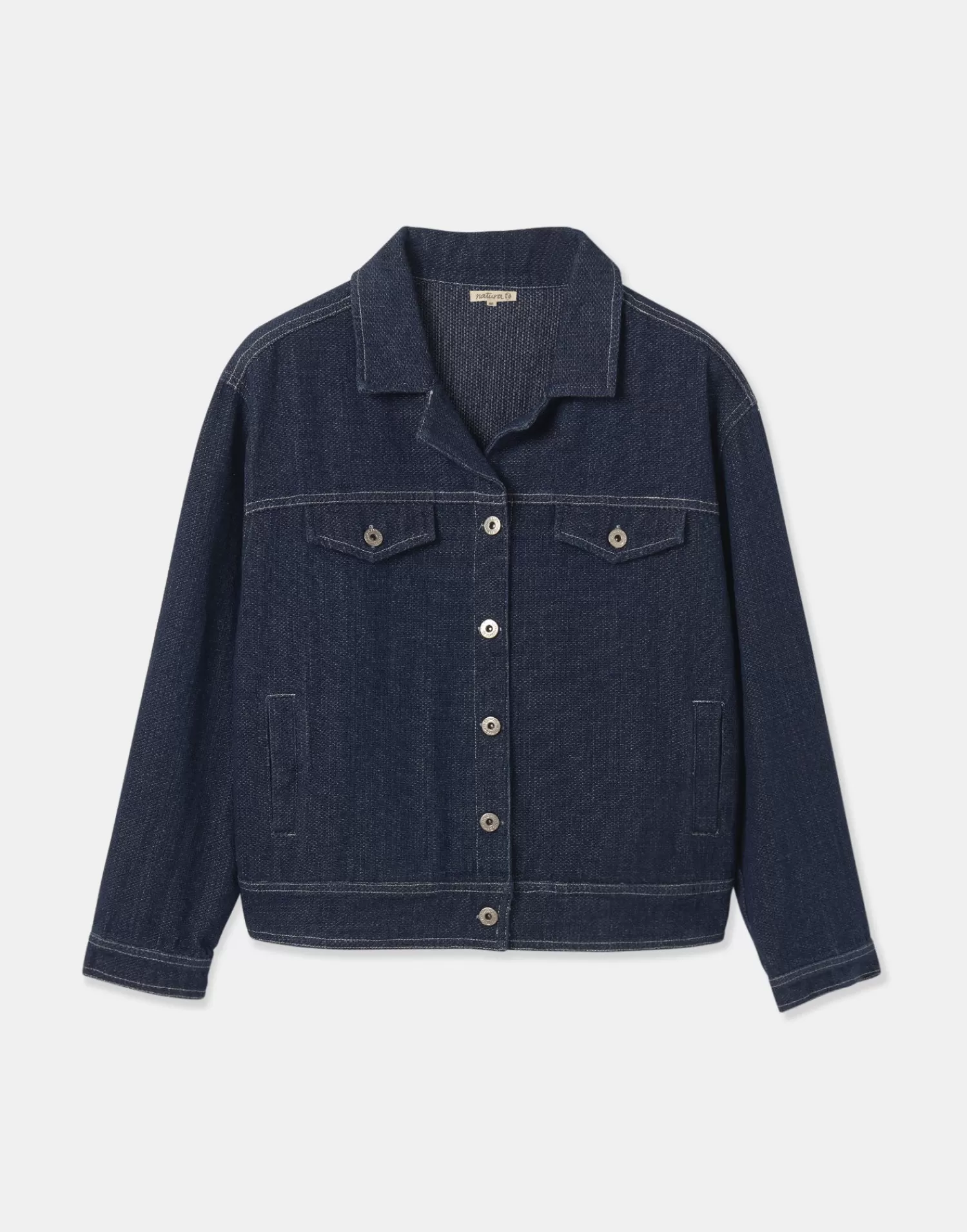 Coats & Jackets*Natura Selection Juli Denim Jacket 147821-NAVYBLUE
