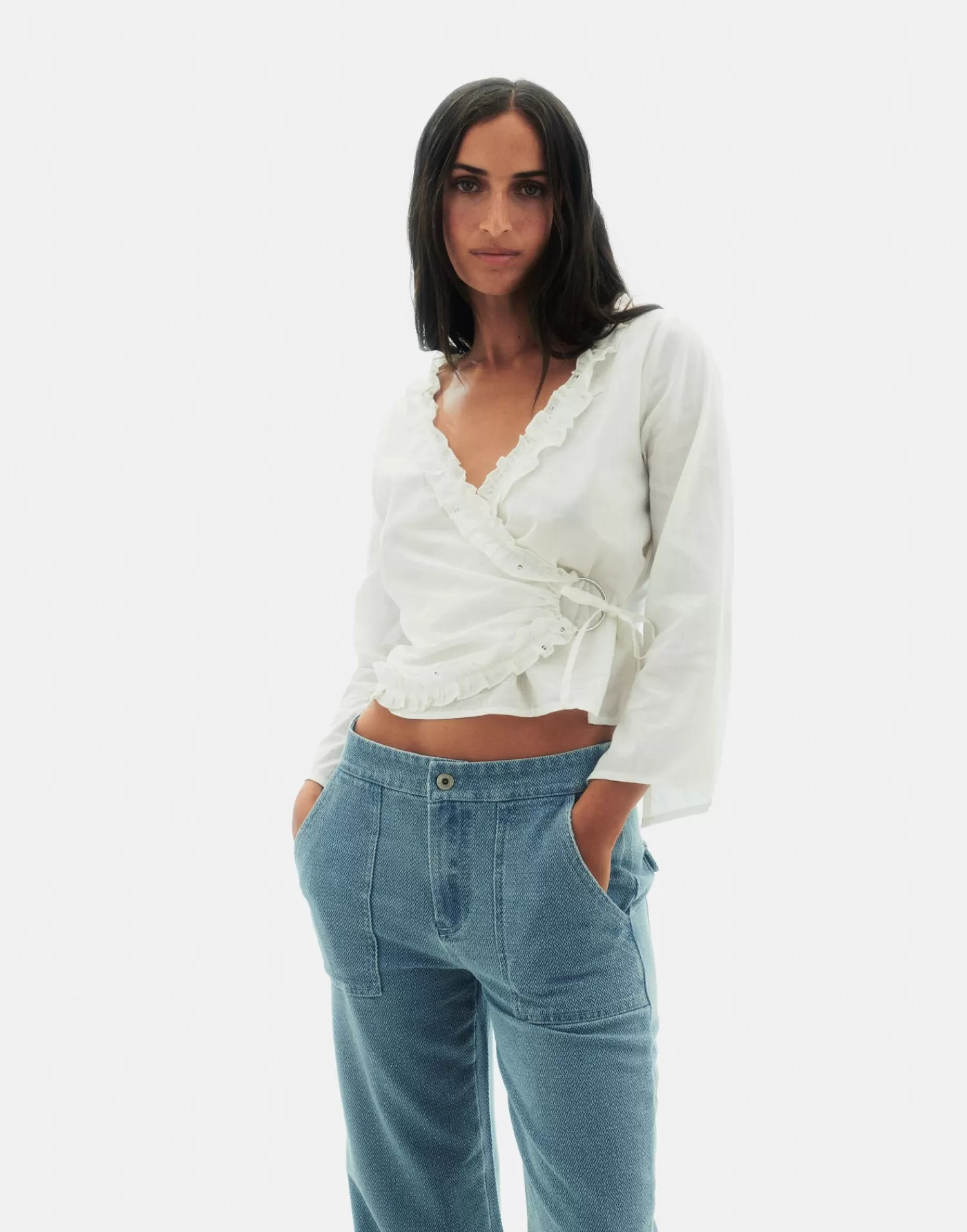 Shirts & Blouses | T-Shirts & Tops*Natura Selection Libia Shirt 147721-WHITE