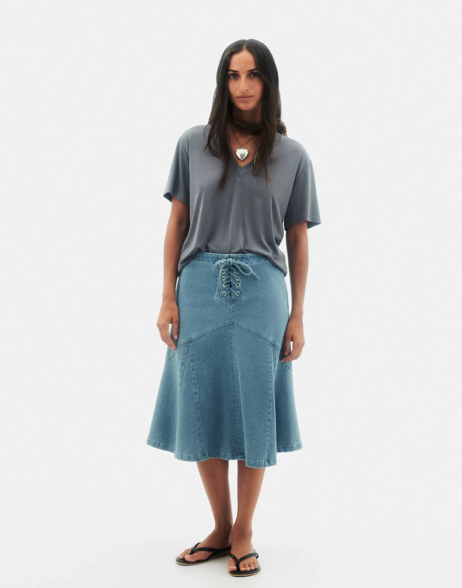 T-Shirts & Tops*Natura Selection Lihue T-shirt 147845-GREY