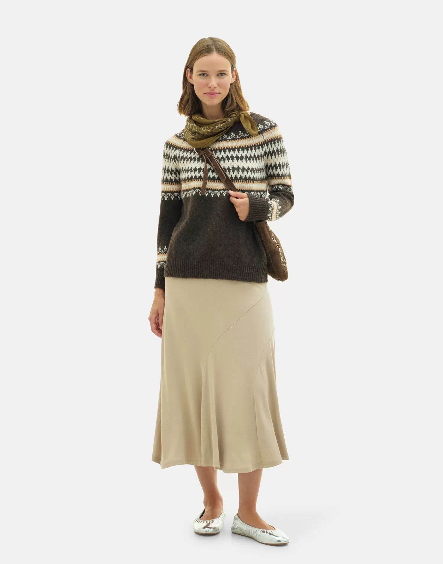Skirts*Natura Selection Liuna Skirt 149795-BEIGE