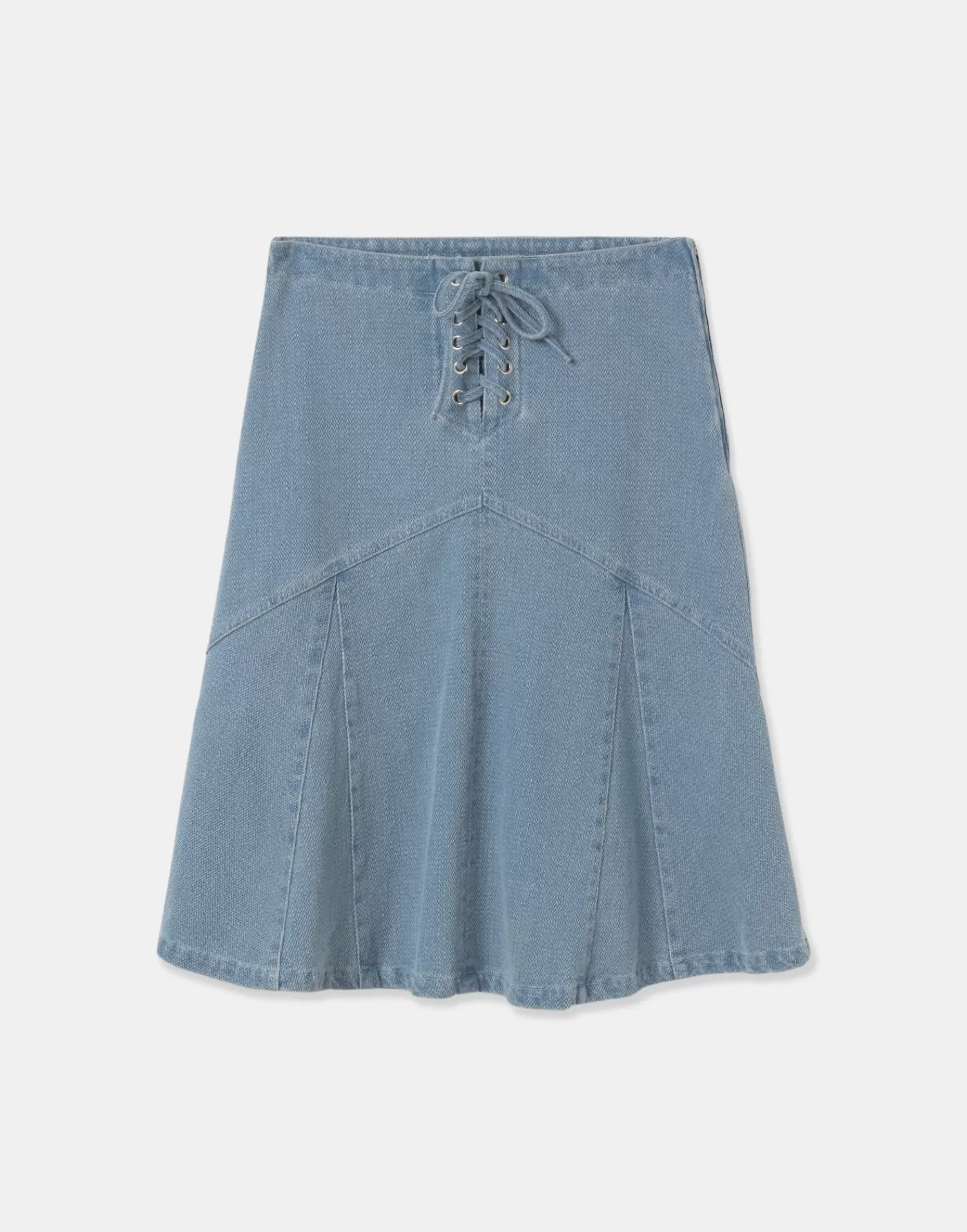 Skirts*Natura Selection Madurai Skirt 147828-BLUE