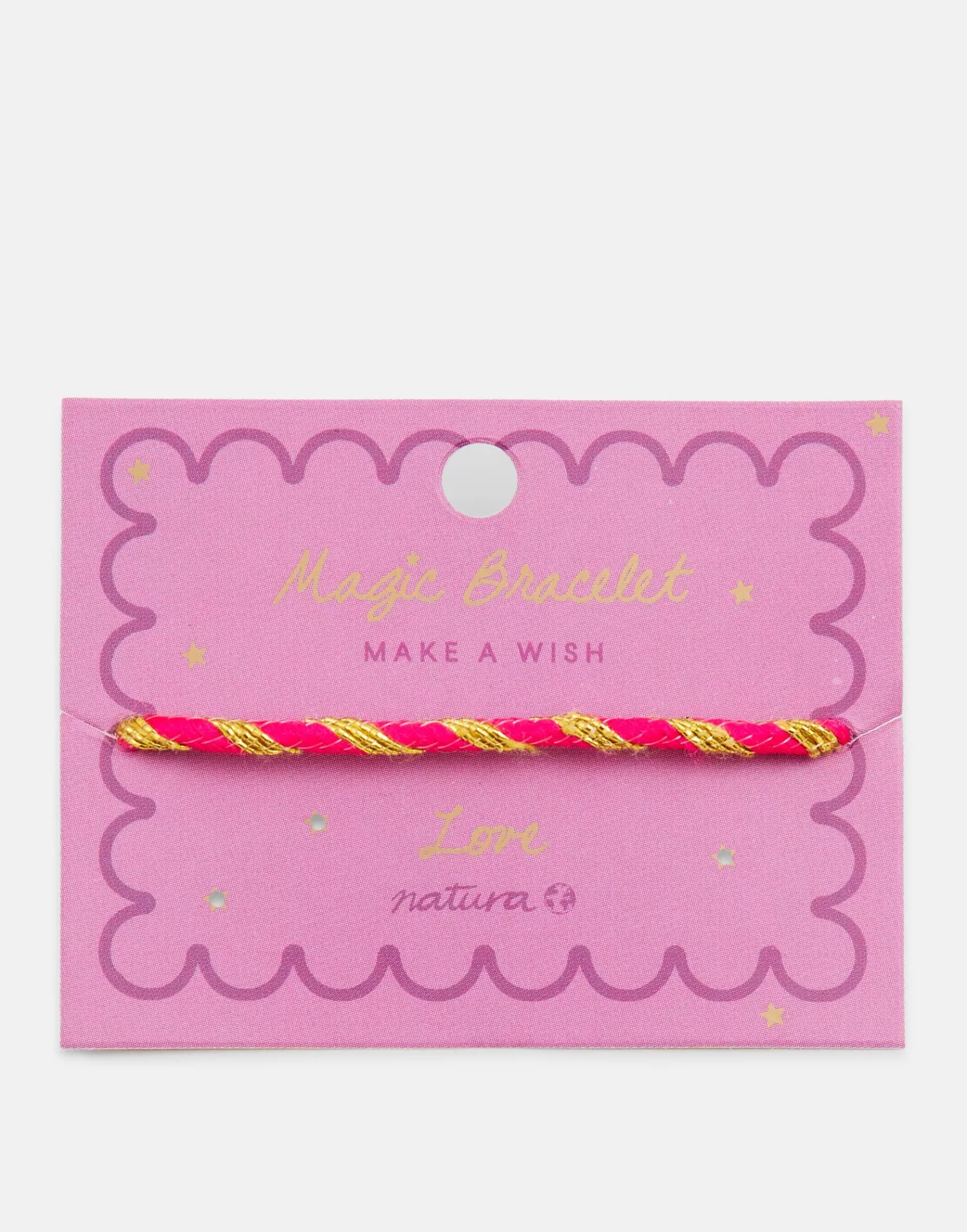 Jewelry*Natura Selection Make A Wish Love Bracelet 147864-FUCHSIA