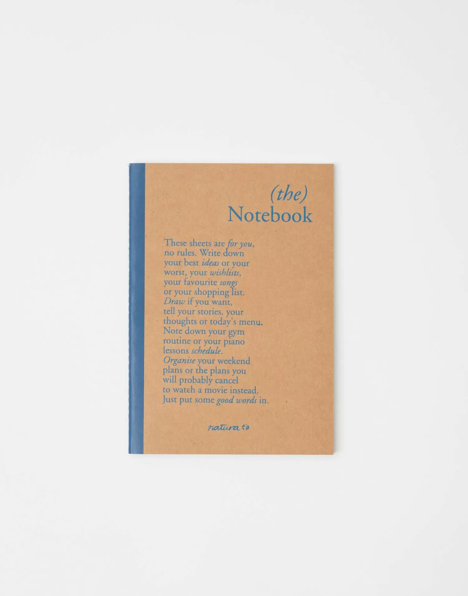 Stationery*Natura Selection Manifesto Notebook