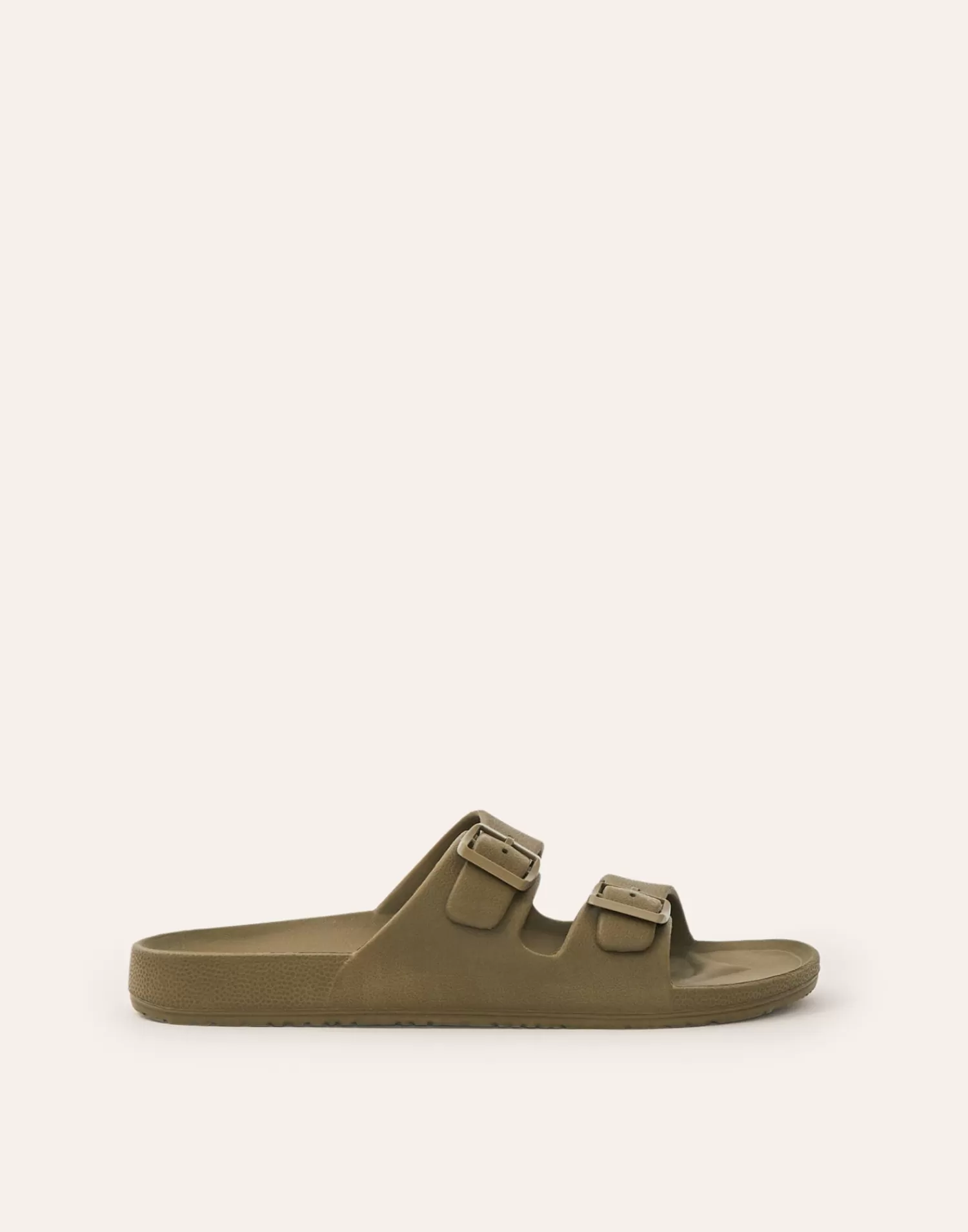 Footwear*Natura Selection Men's Double Buckle Sandal 145919-KHAKI