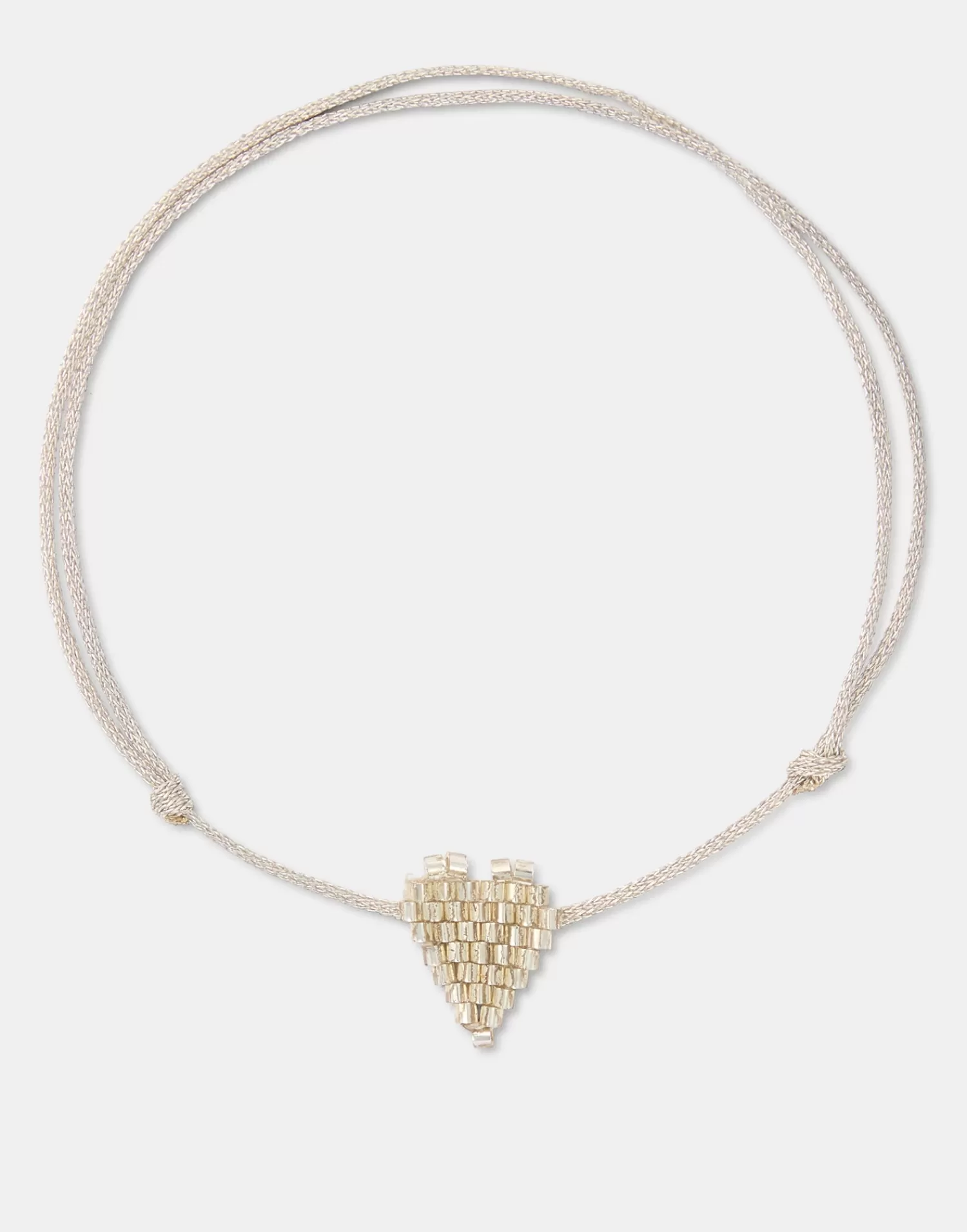 Jewelry*Natura Selection Metallic Heart Bracelet