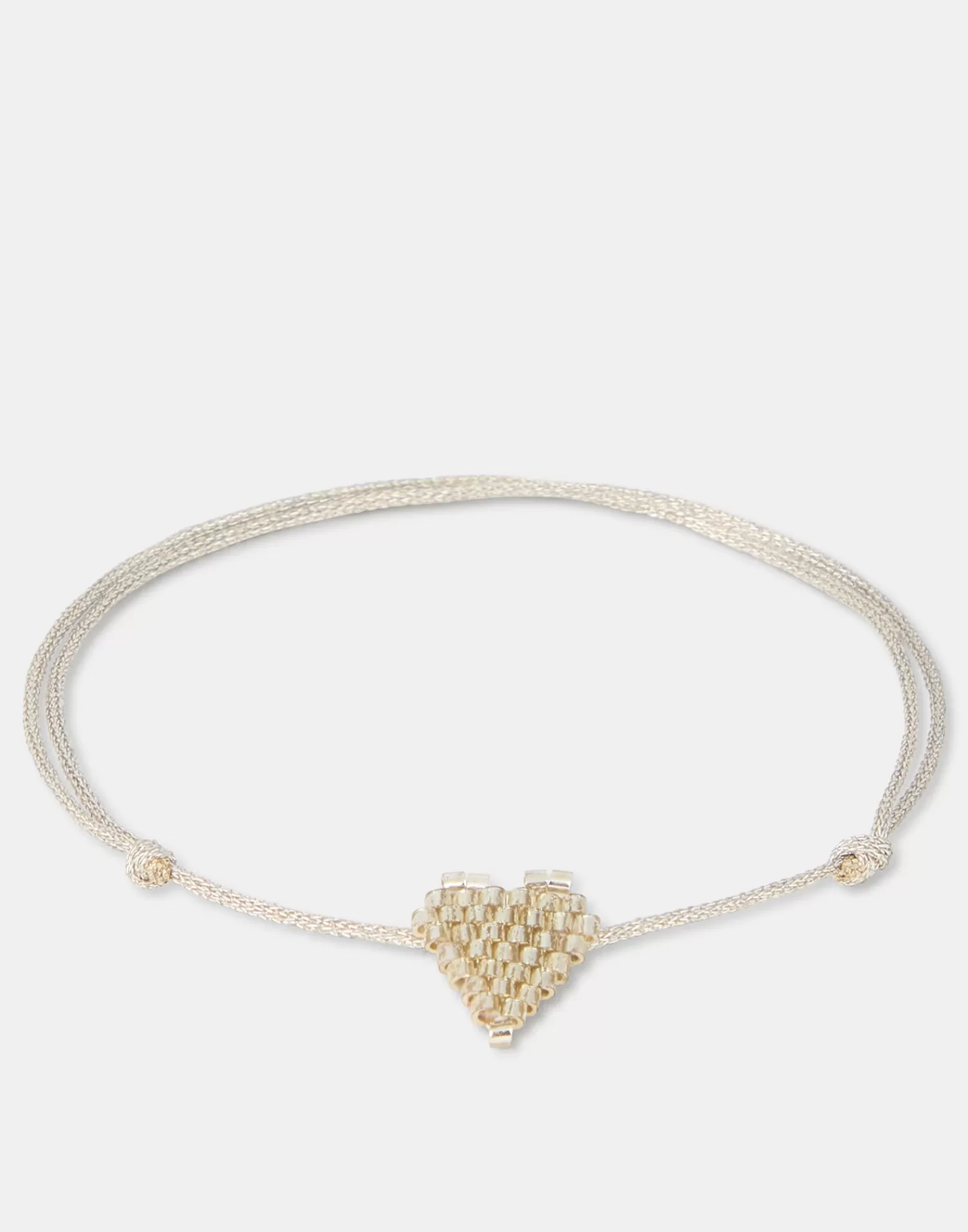Jewelry*Natura Selection Metallic Heart Bracelet