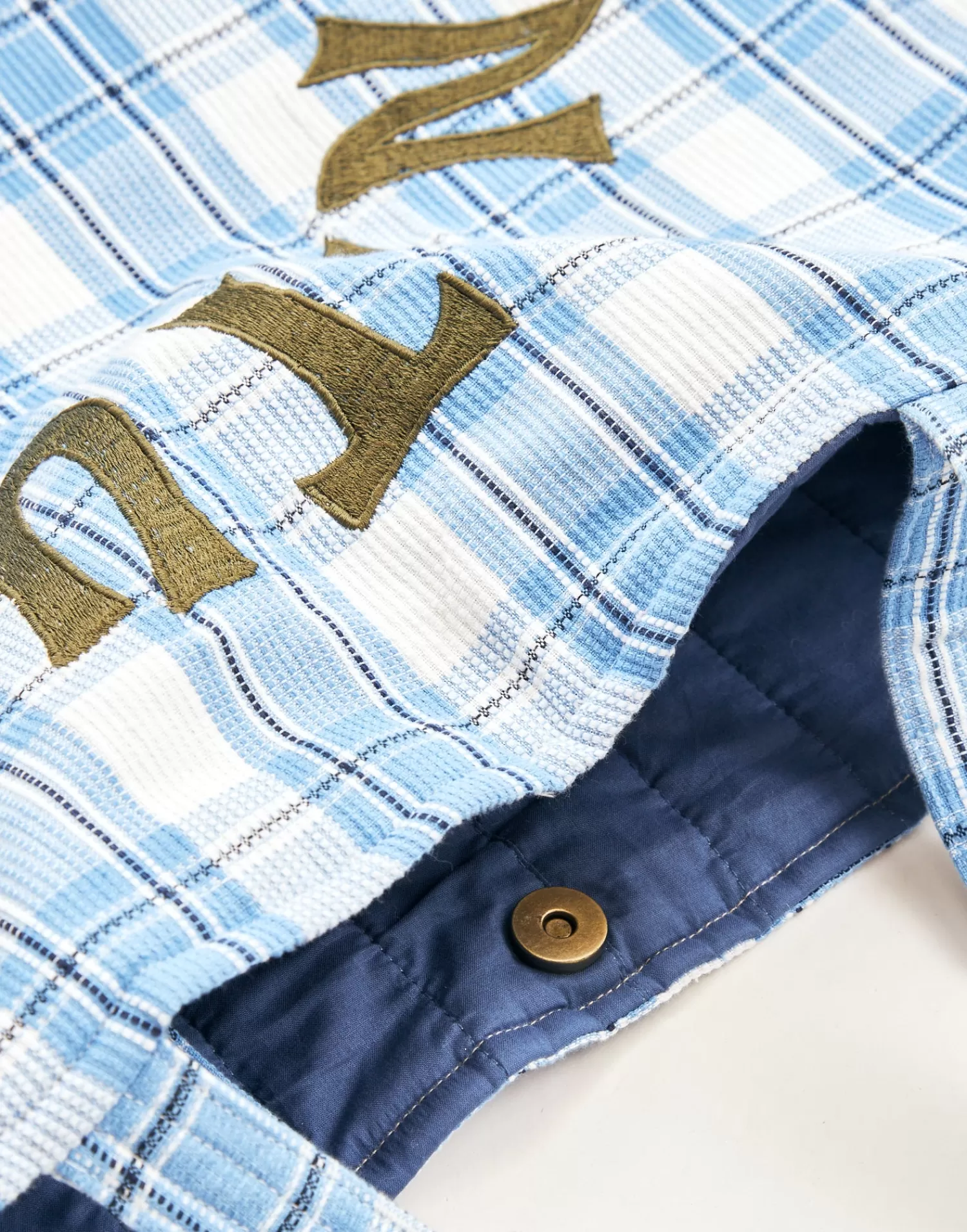 Bags & Purses*Natura Selection Natura Plaid Shopper Bag 145747-BLUE