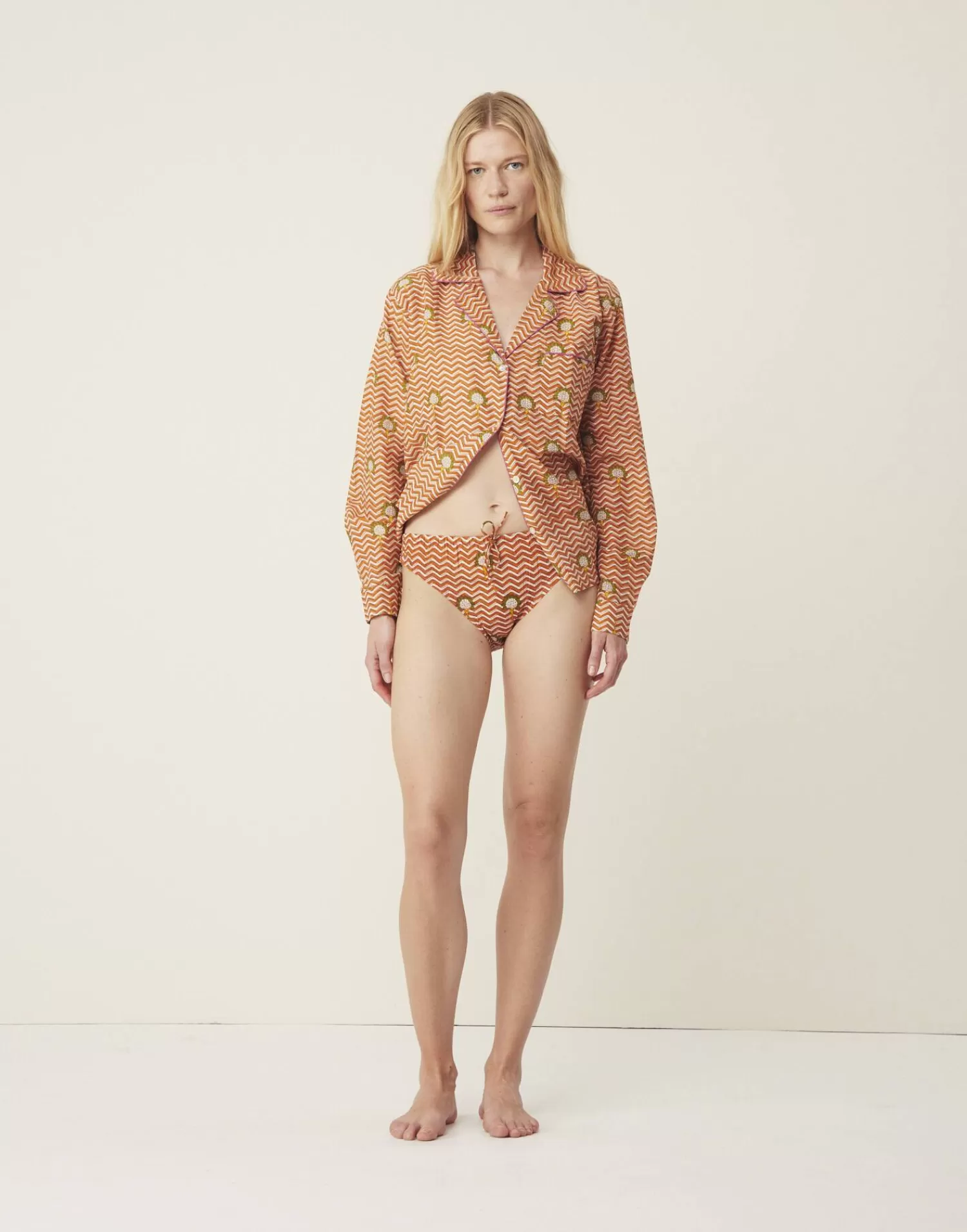 Underwear*Natura Selection Pack Of 3 Printed Panties 143741-ORANGE