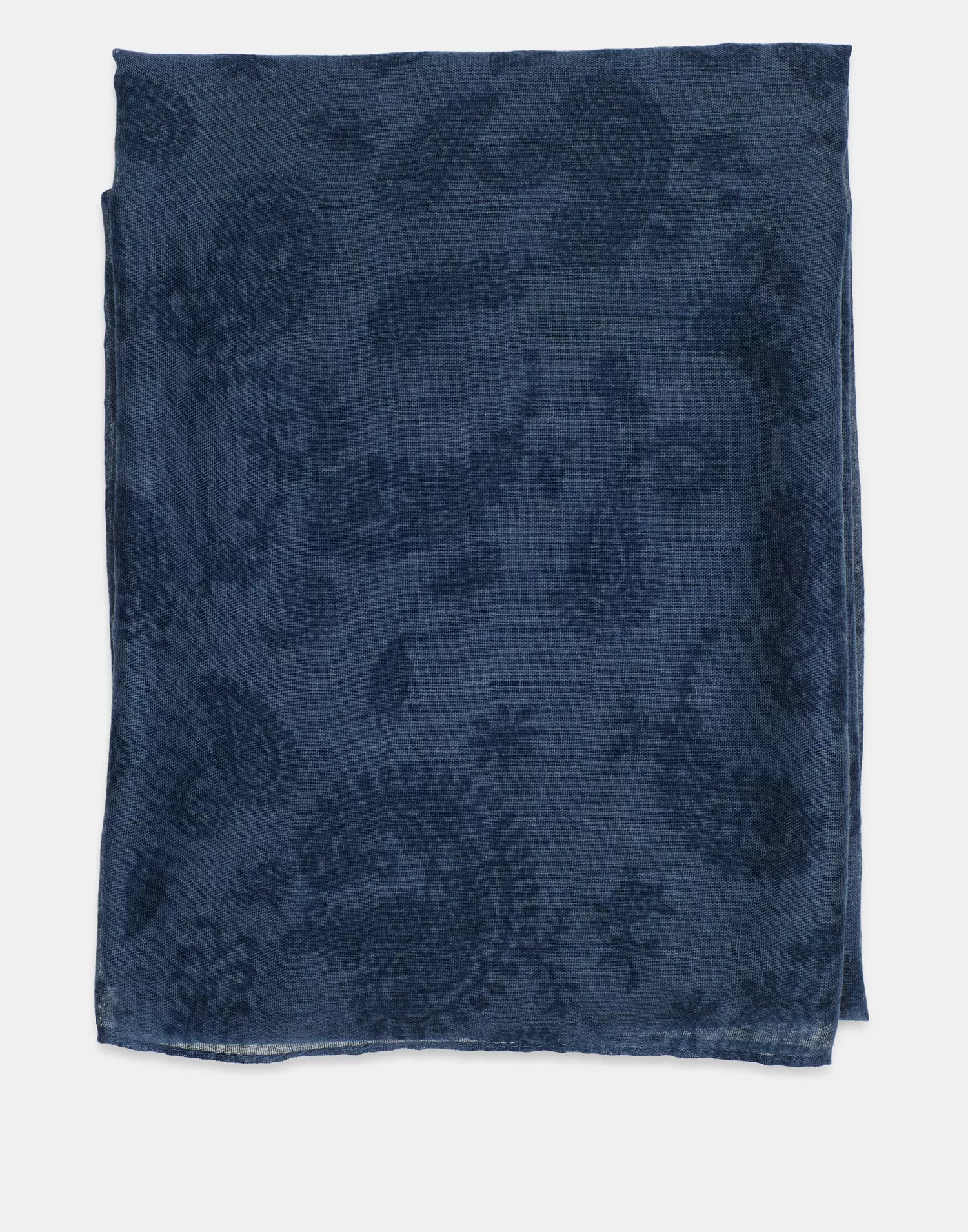 Scarves & Handkerchiefs*Natura Selection Paisley Scarf 150512-NAVYBLUE