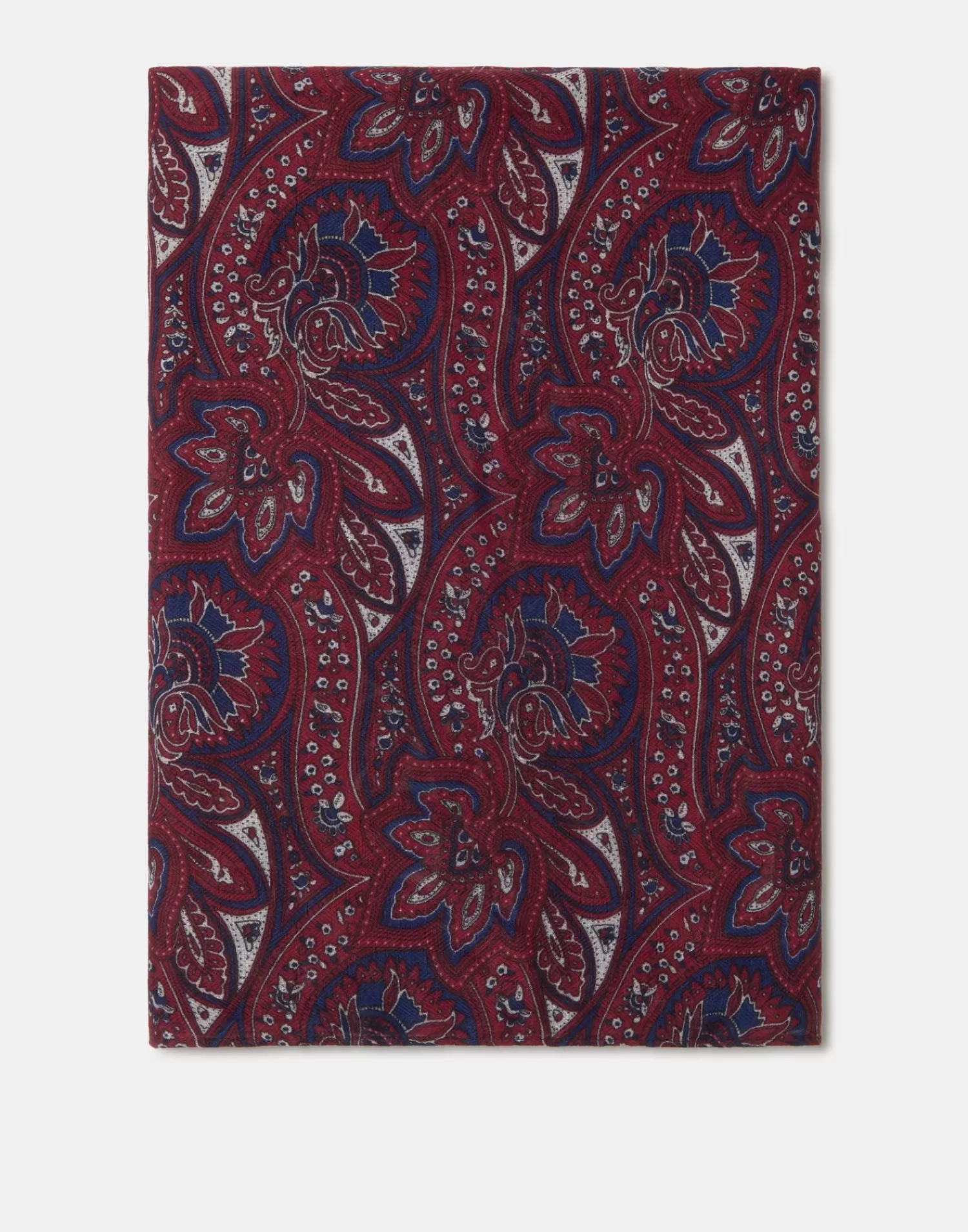 Scarves & Handkerchiefs*Natura Selection Paisley Scarf 150068-BURGUNDY