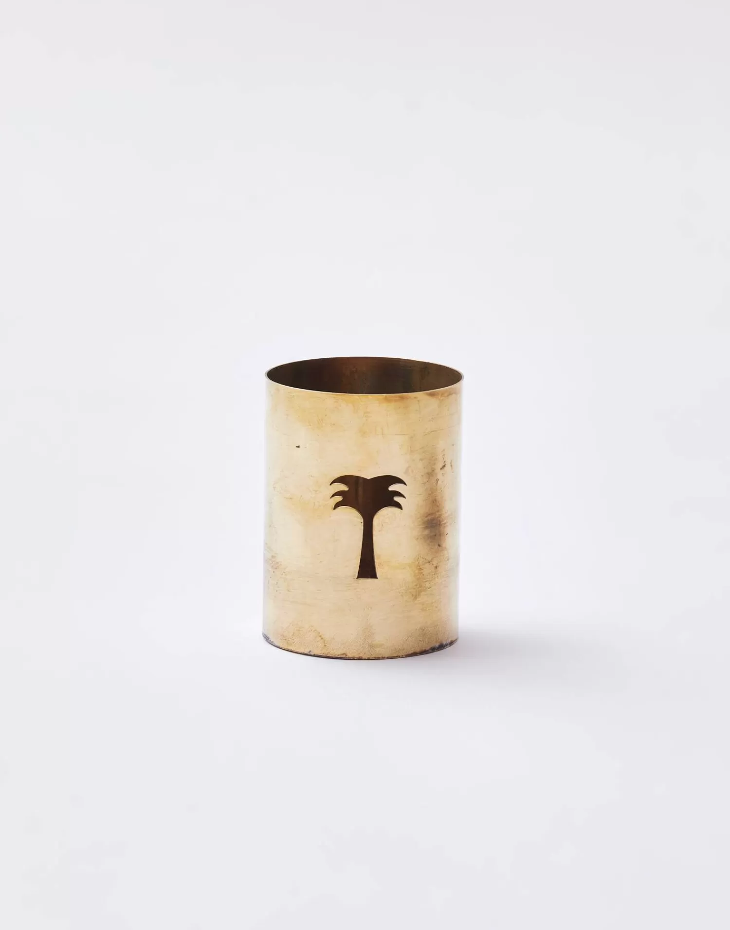 Aromas & Diffusers*Natura Selection Palm Tree Brass Burner 140142-000000