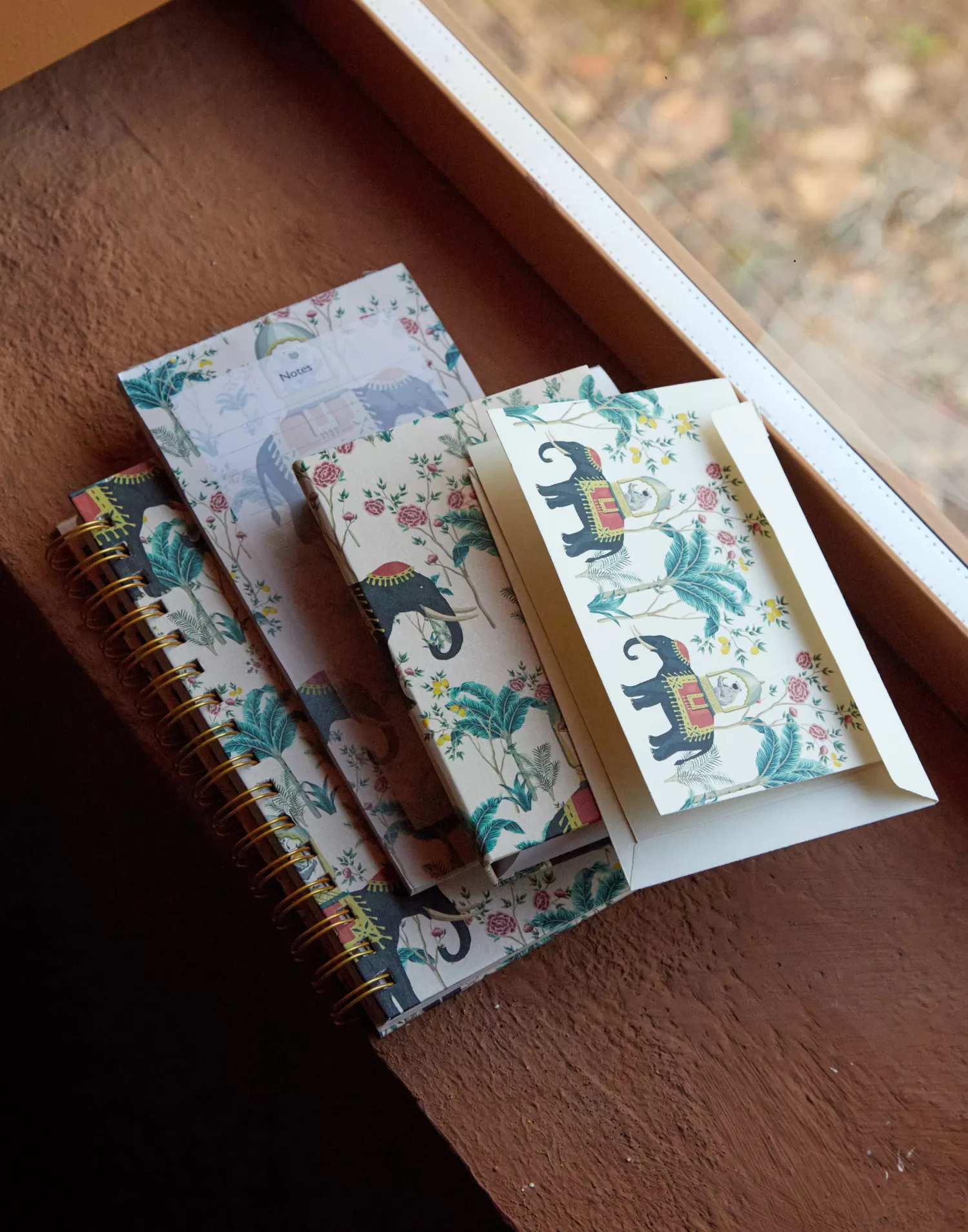 Stationery*Natura Selection Postcard With Envelope Elephant