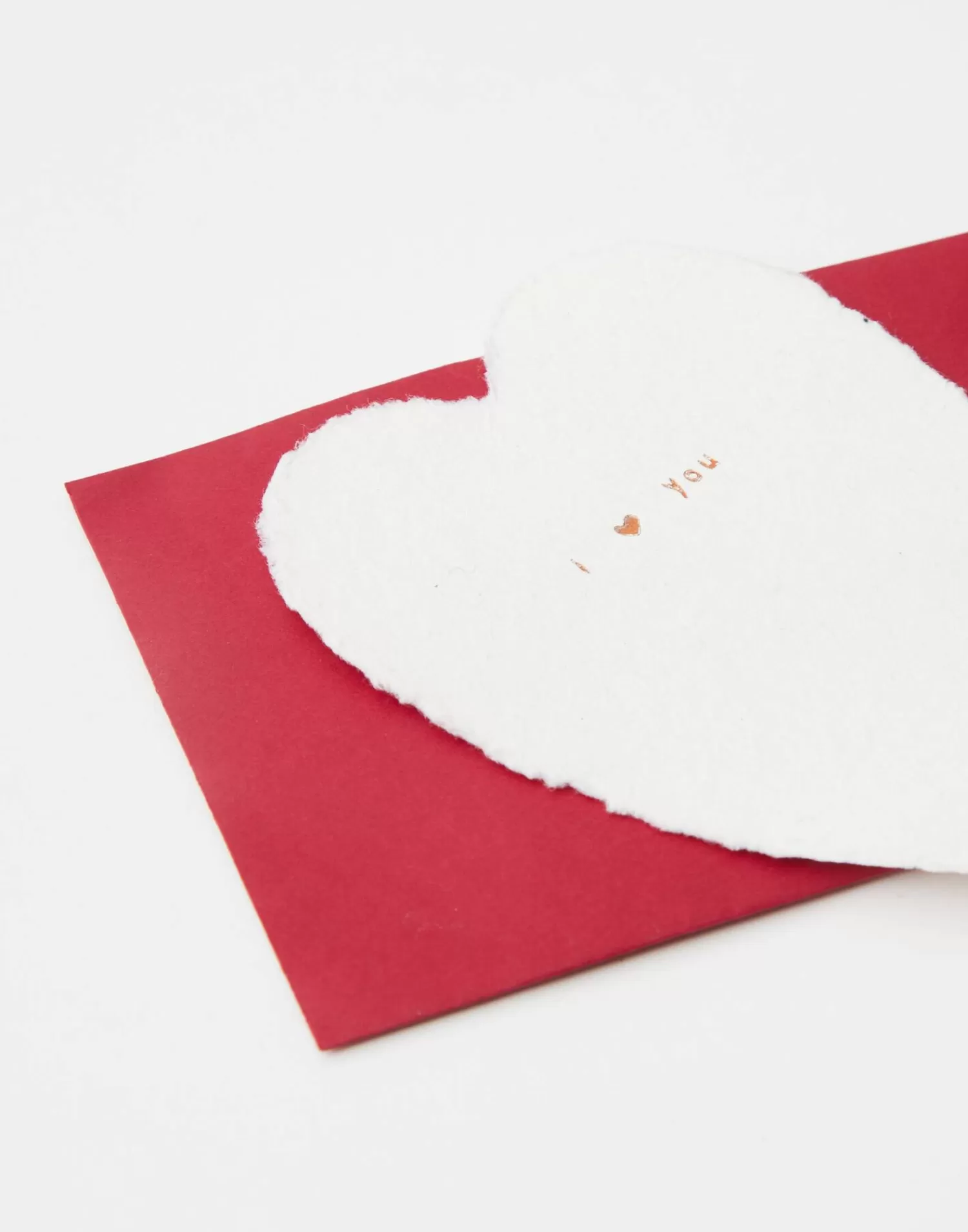 Stationery*Natura Selection Recycled Paper Mini Heart-shaped Postcard